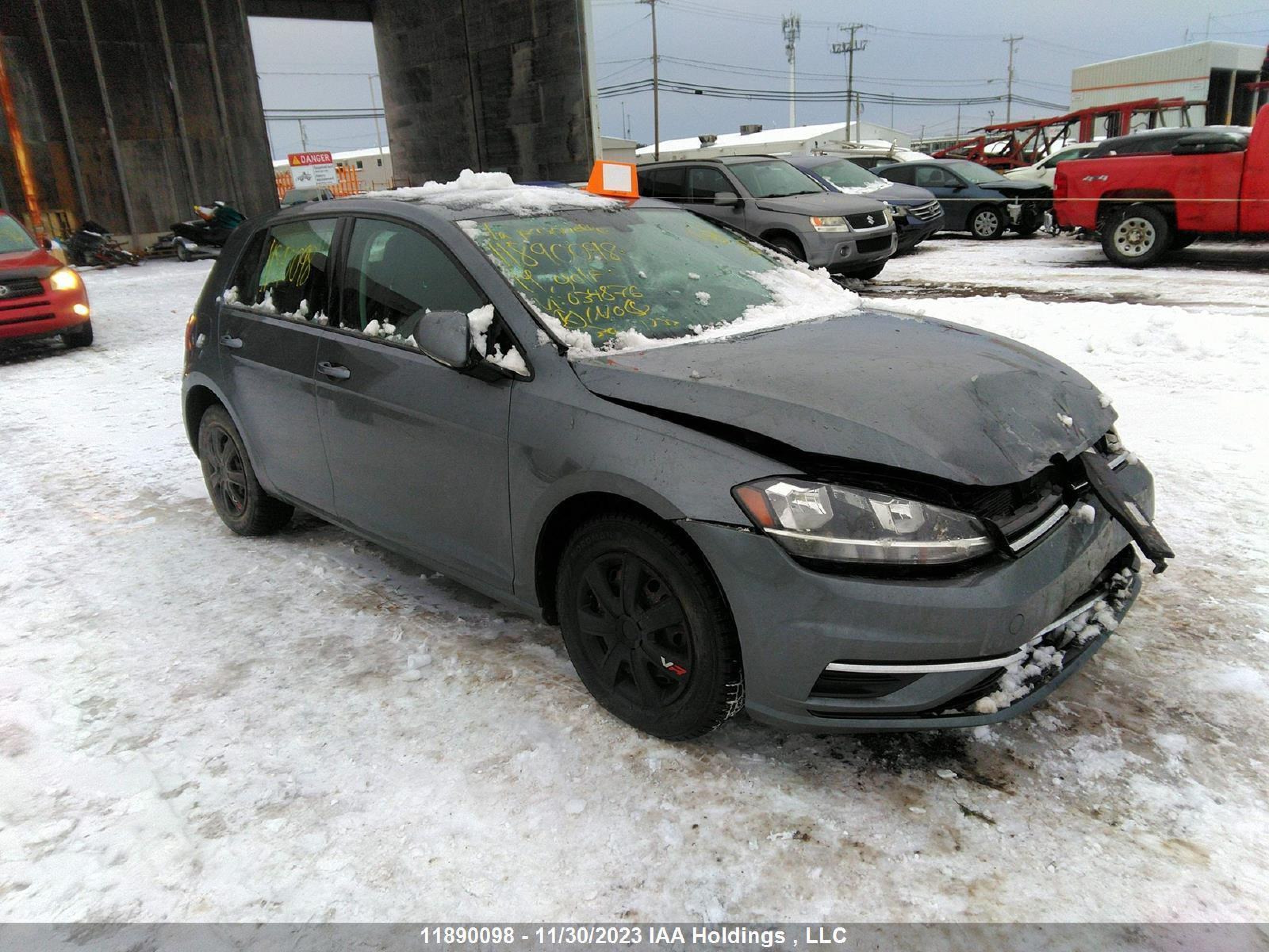 VOLKSWAGEN GOLF 2019 3vwg57au3km034876