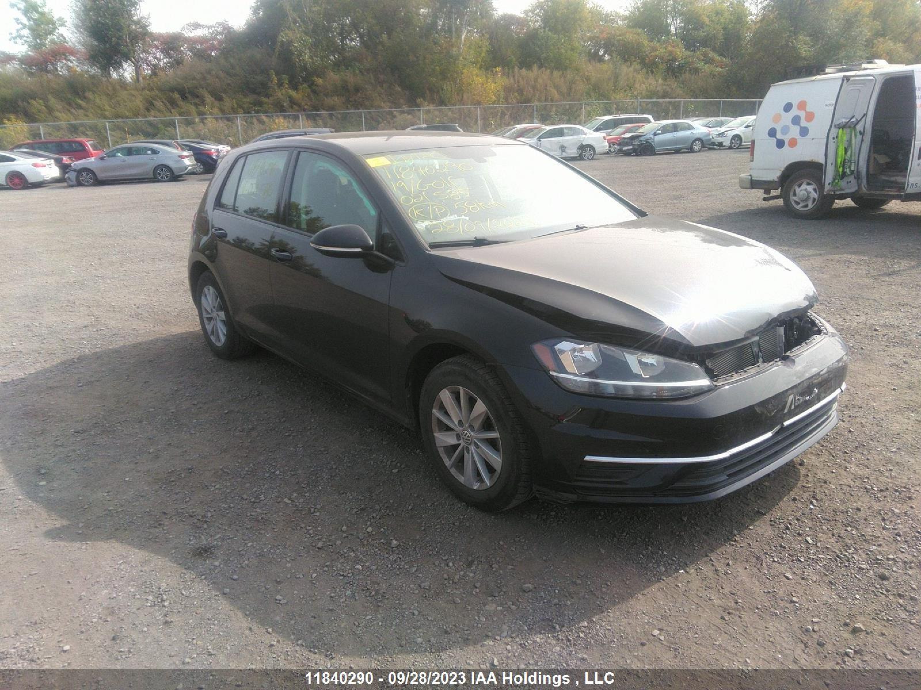 VOLKSWAGEN GOLF 2019 3vwg57au4km021585