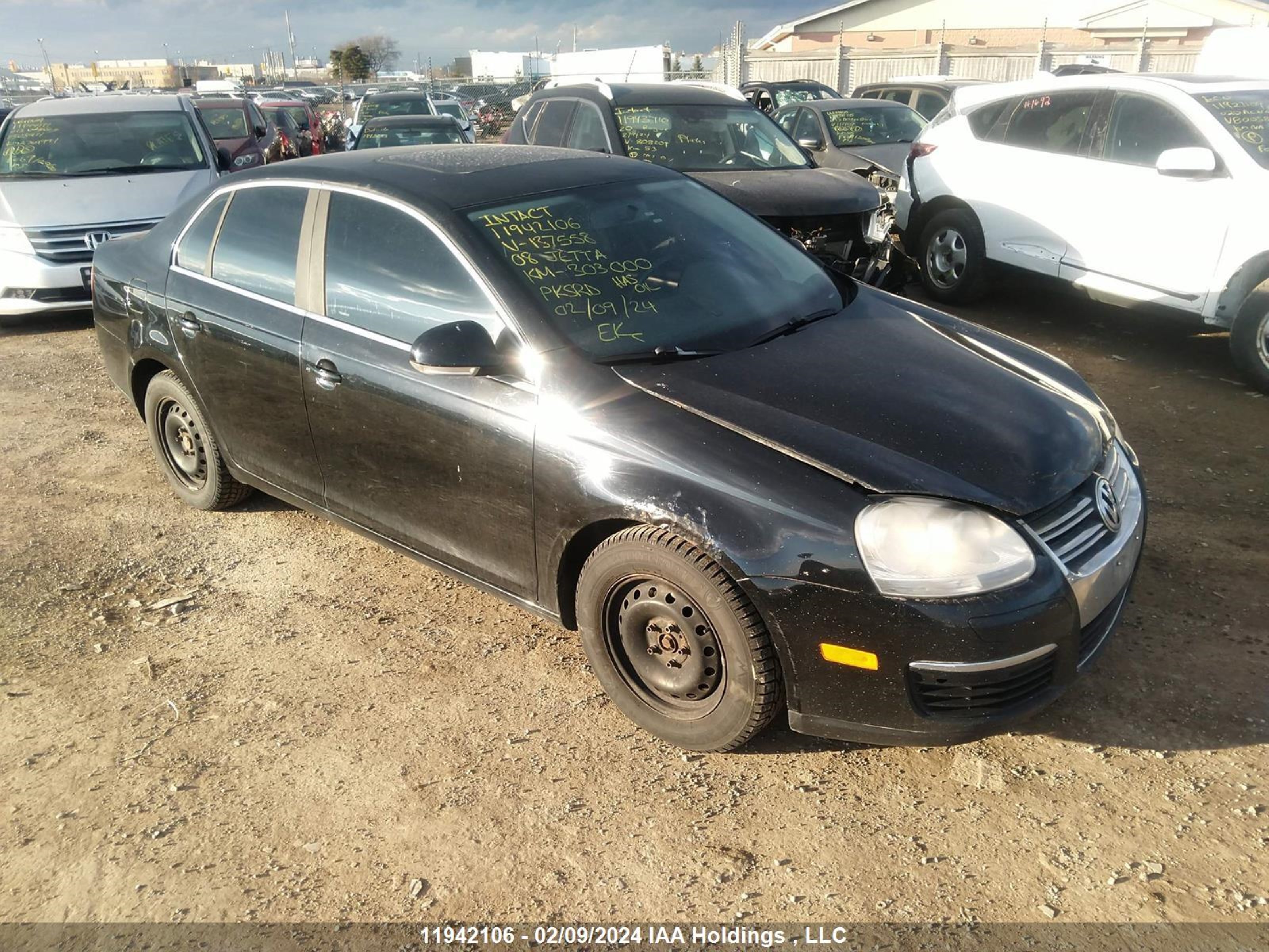 VOLKSWAGEN JETTA 2008 3vwhm31k18m137558