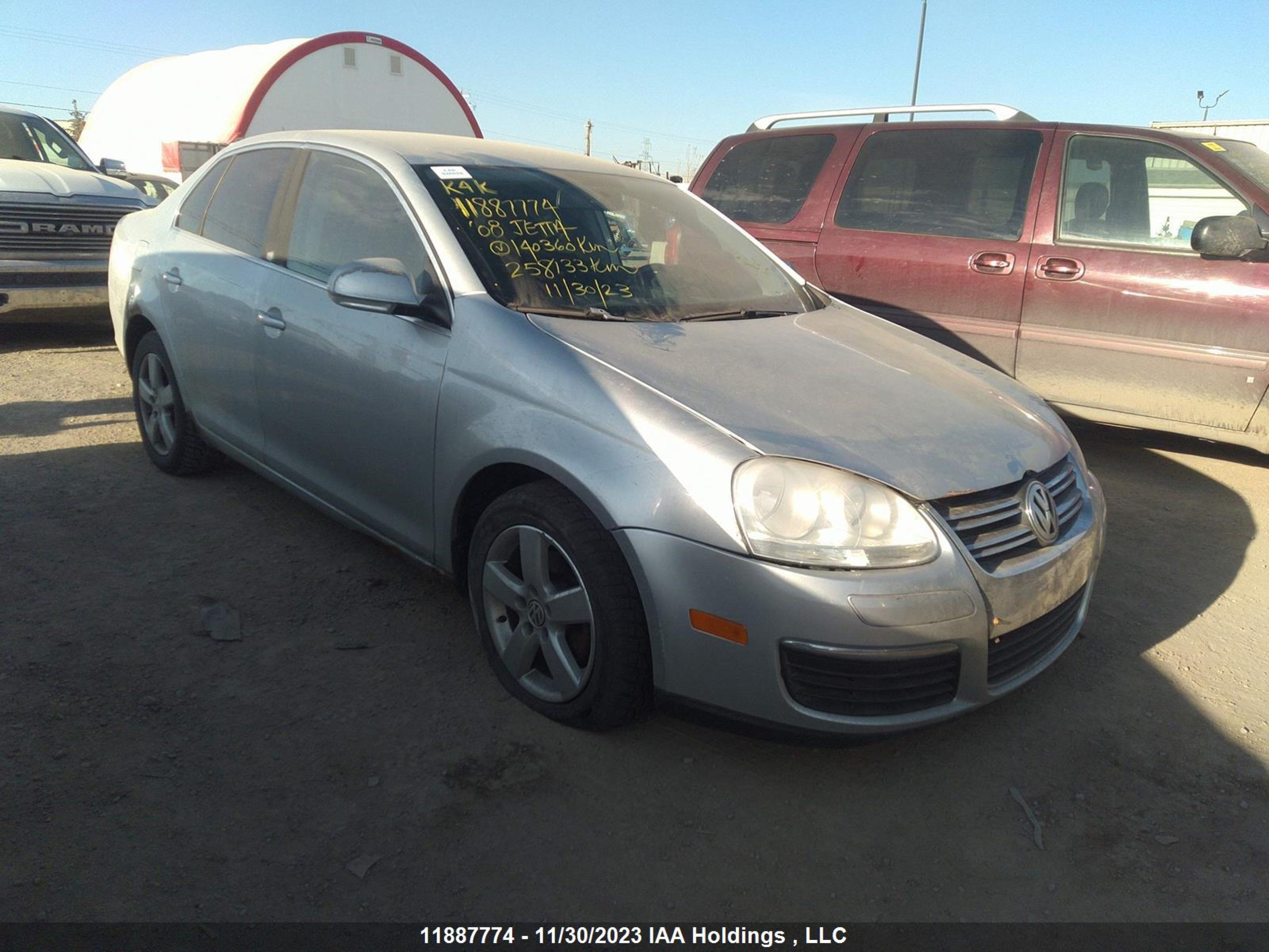 VOLKSWAGEN JETTA 2008 3vwjm81k88m140360