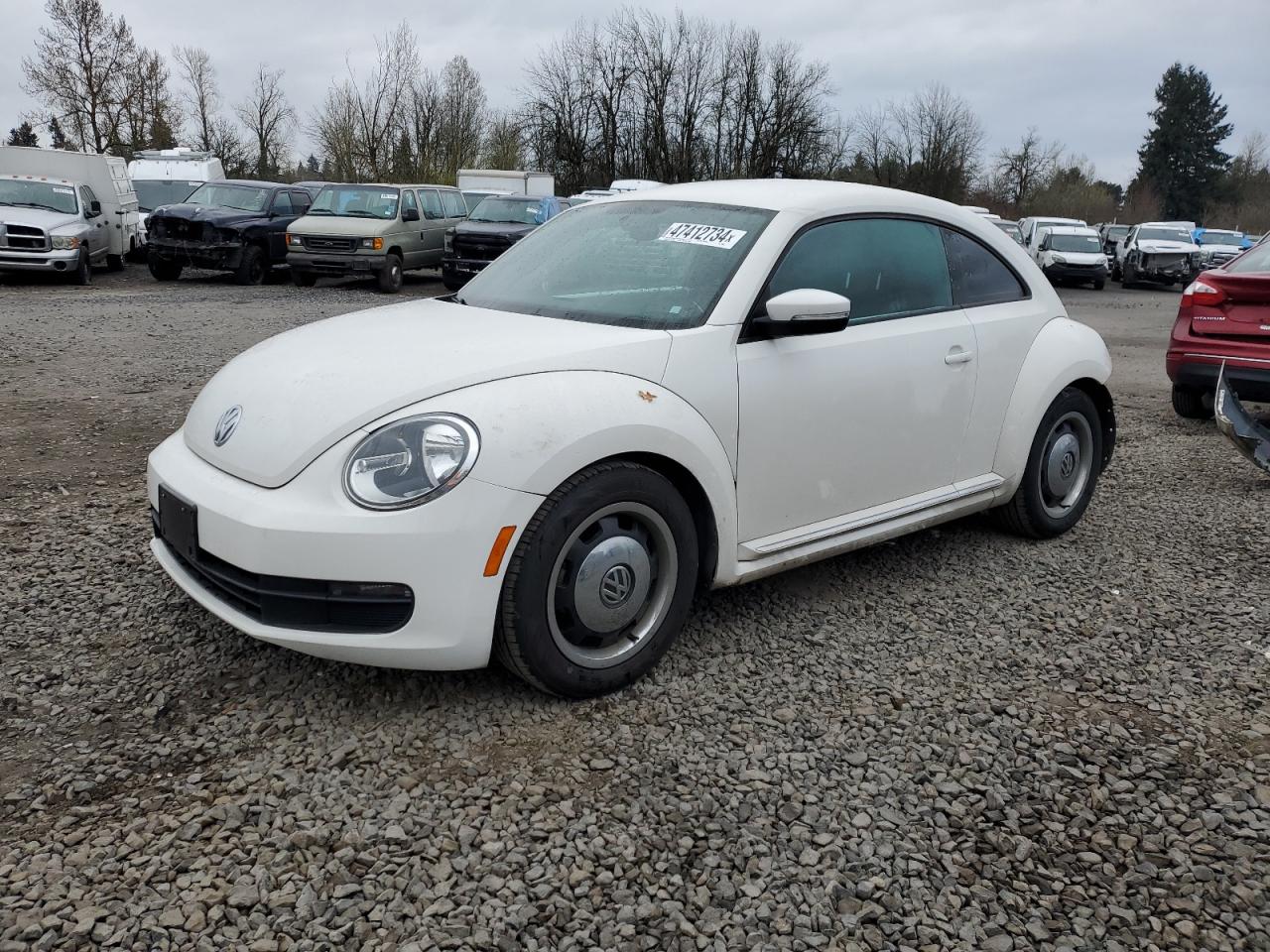 VOLKSWAGEN BEETLE 2012 3vwjp7at4cm606661