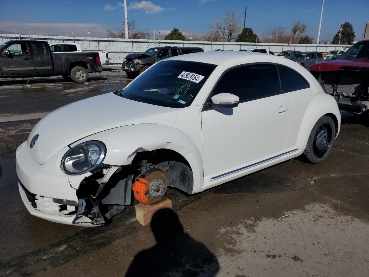 VOLKSWAGEN BEETLE 2014 3vwjx7at2em616544