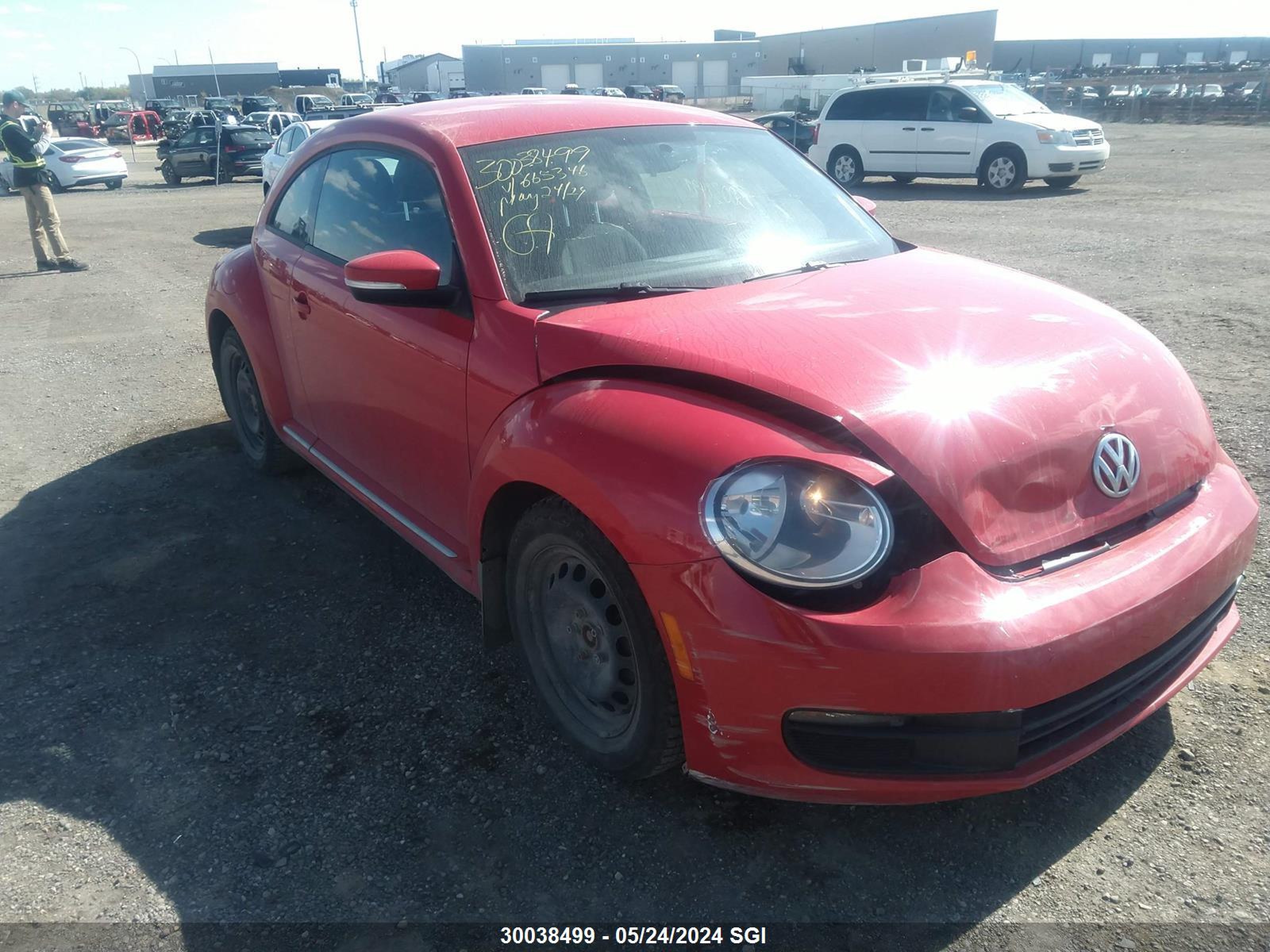 VOLKSWAGEN BEETLE 2013 3vwjx7at3dm665346