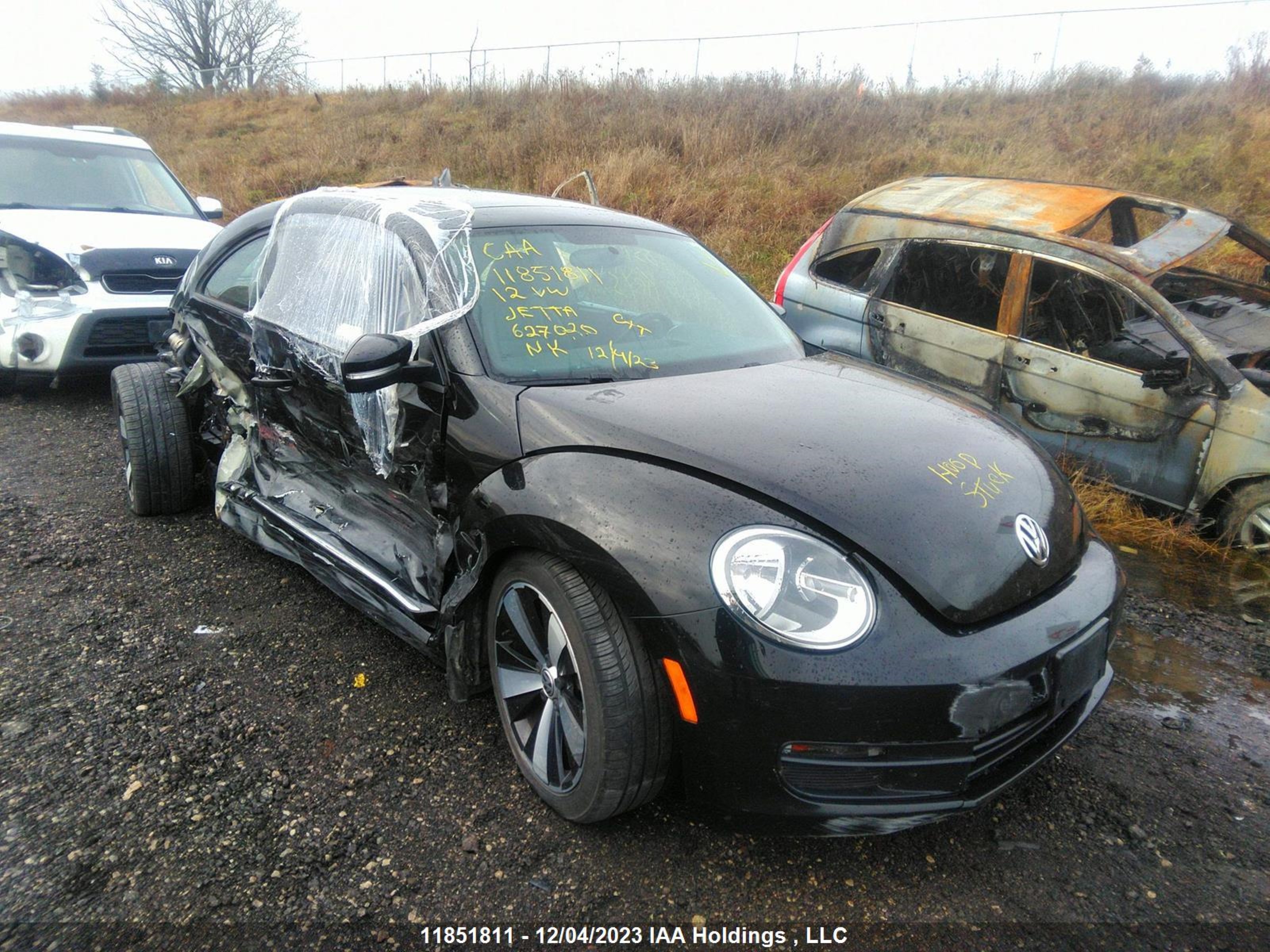 VOLKSWAGEN BEETLE 2012 3vwjx7at5cm627020