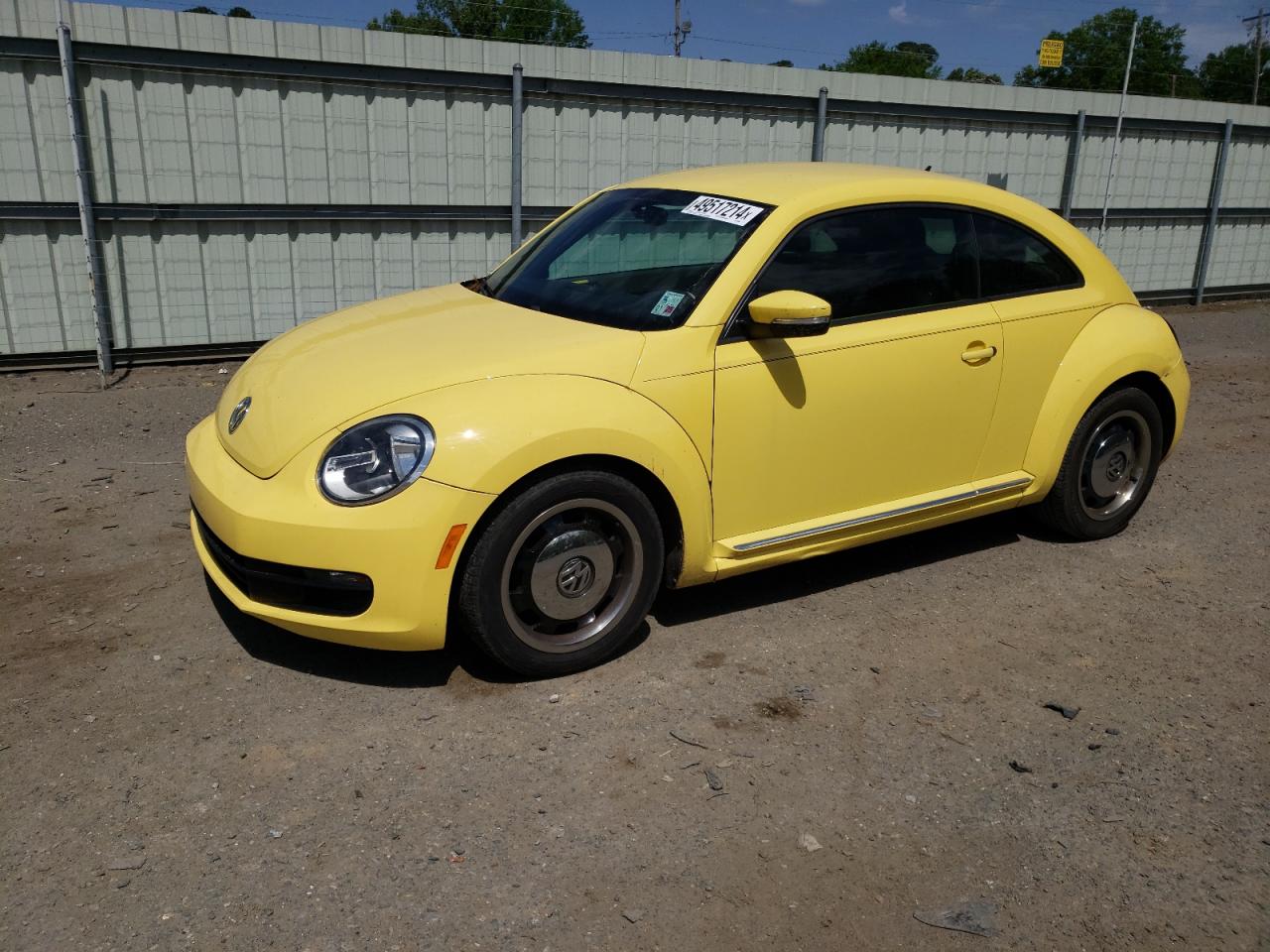 VOLKSWAGEN BEETLE 2012 3vwjx7at9cm632804