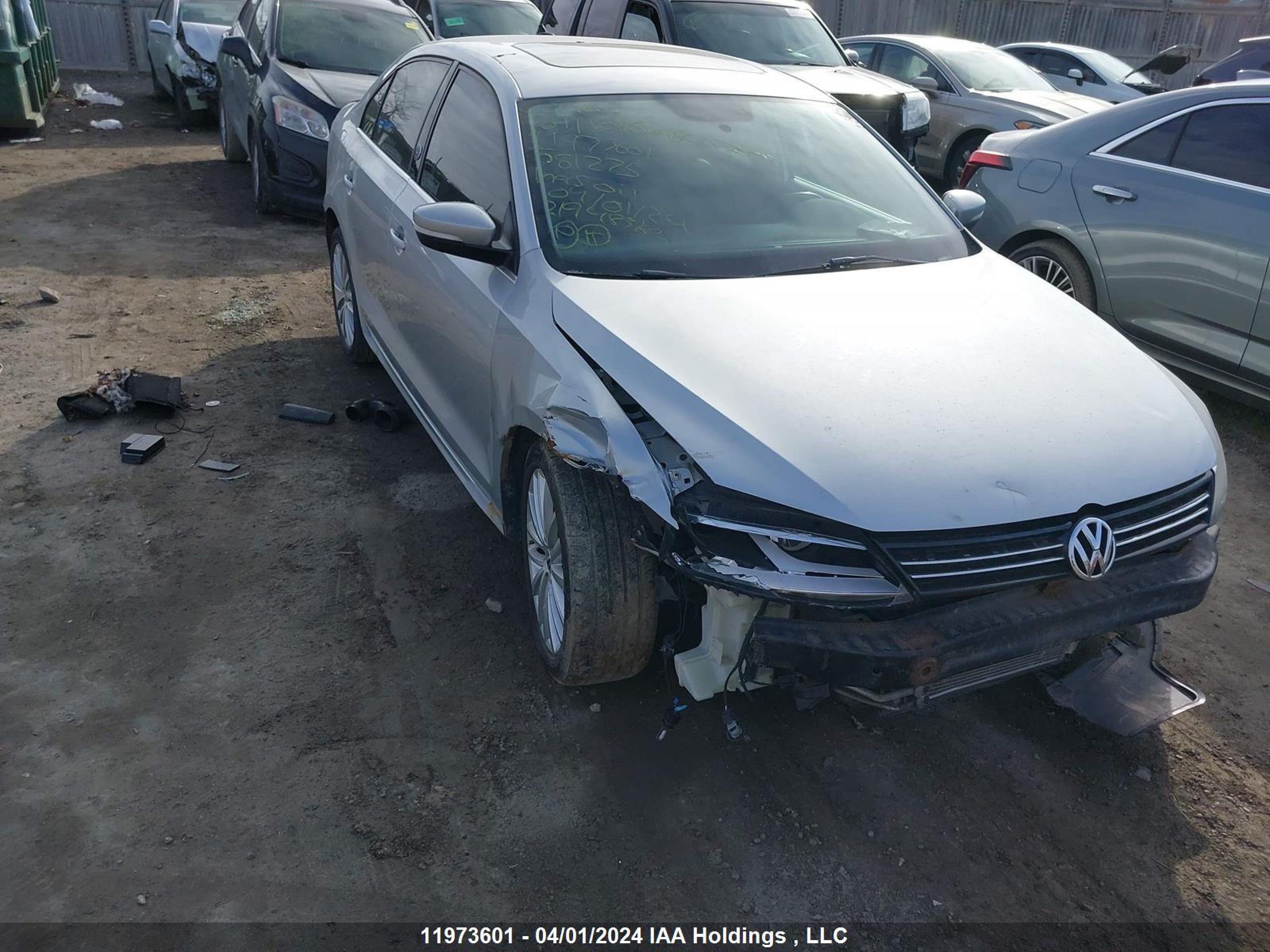 VOLKSWAGEN JETTA 2011 3vwll7aj0bm081275