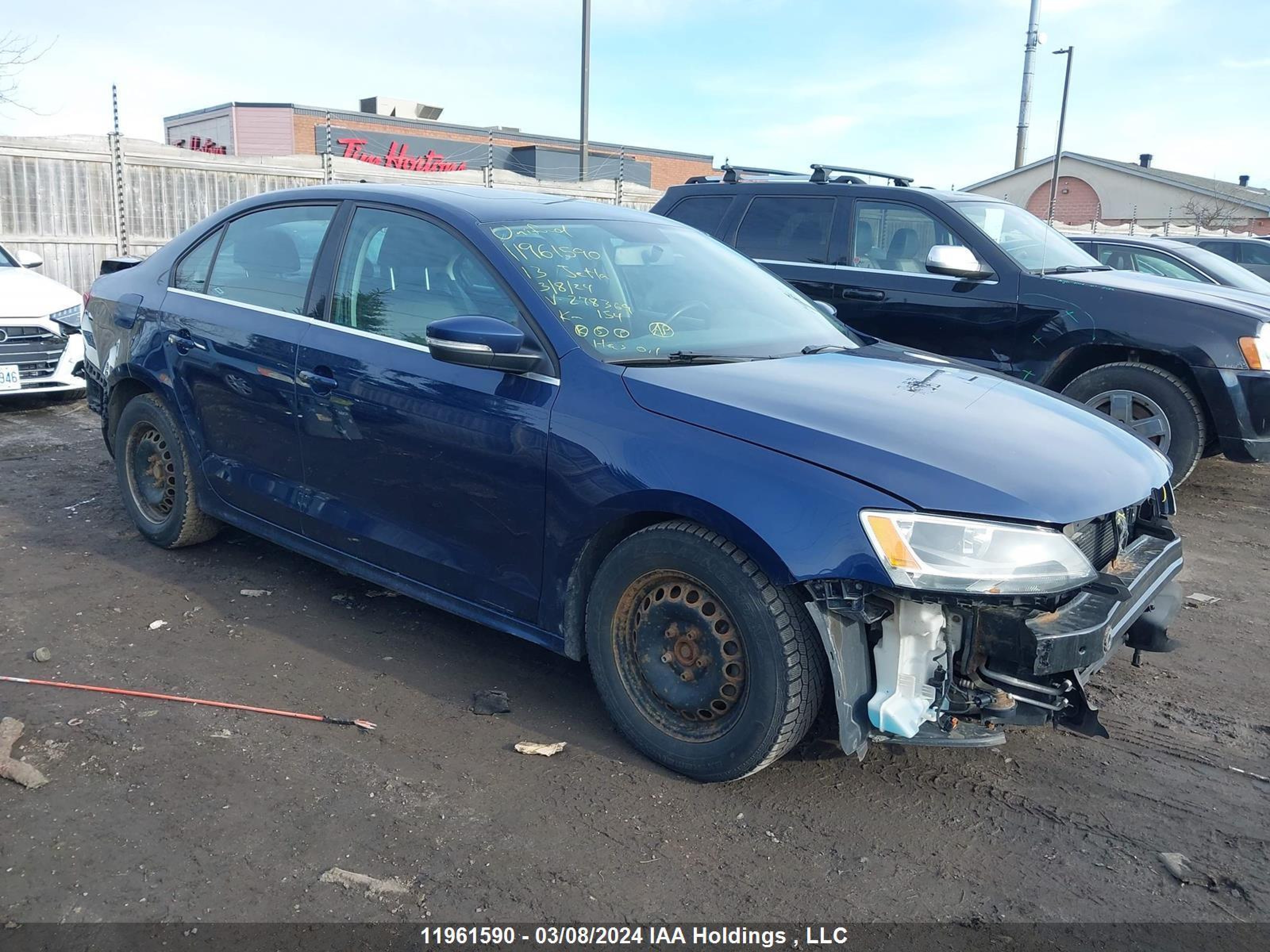 VOLKSWAGEN JETTA 2013 3vwll7aj4dm278369