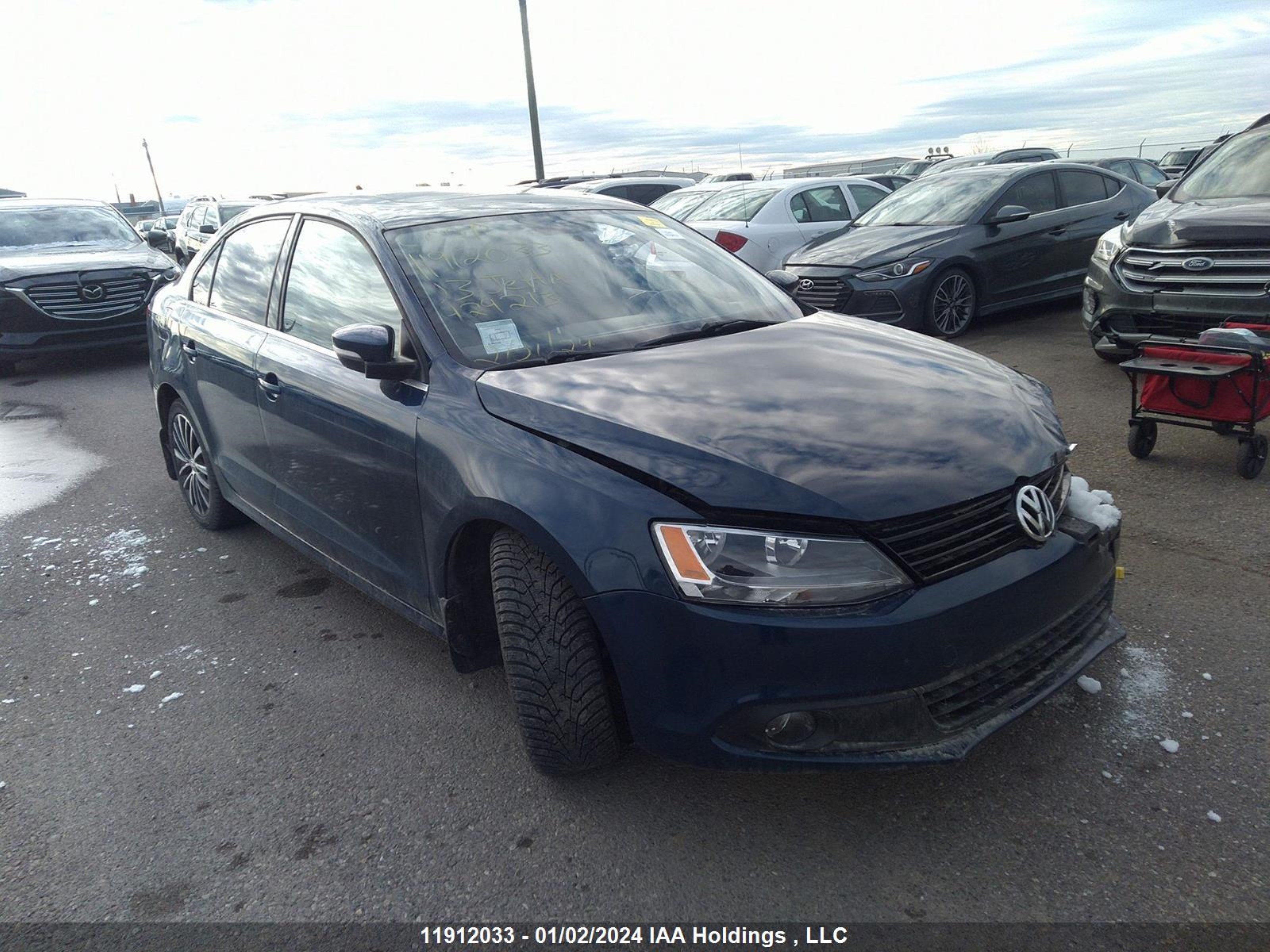 VOLKSWAGEN JETTA 2013 3vwll7aj6dm429213