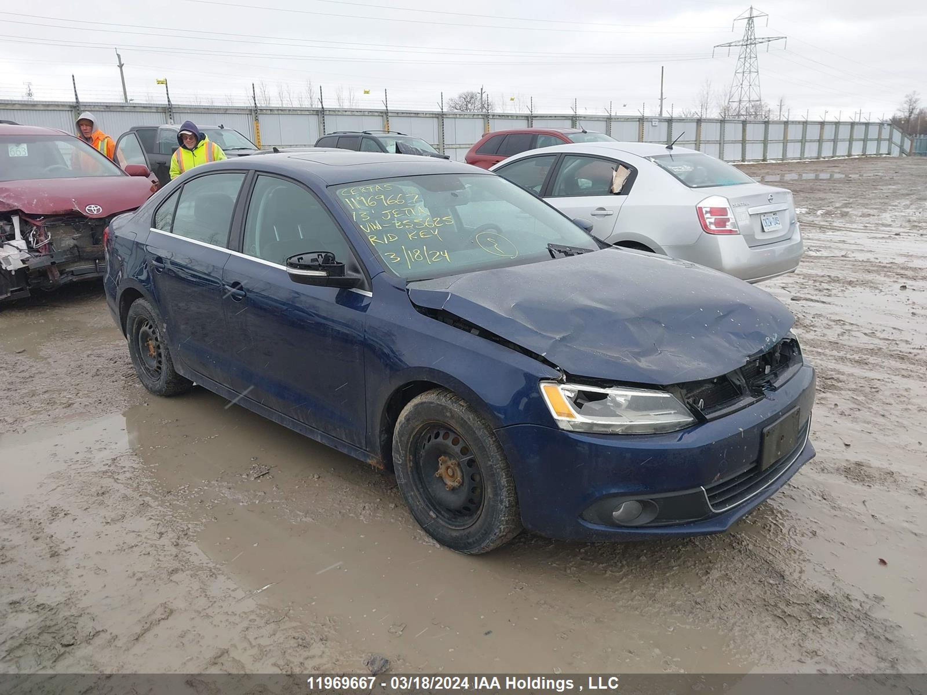 VOLKSWAGEN JETTA 2013 3vwlx7aj3dm355625