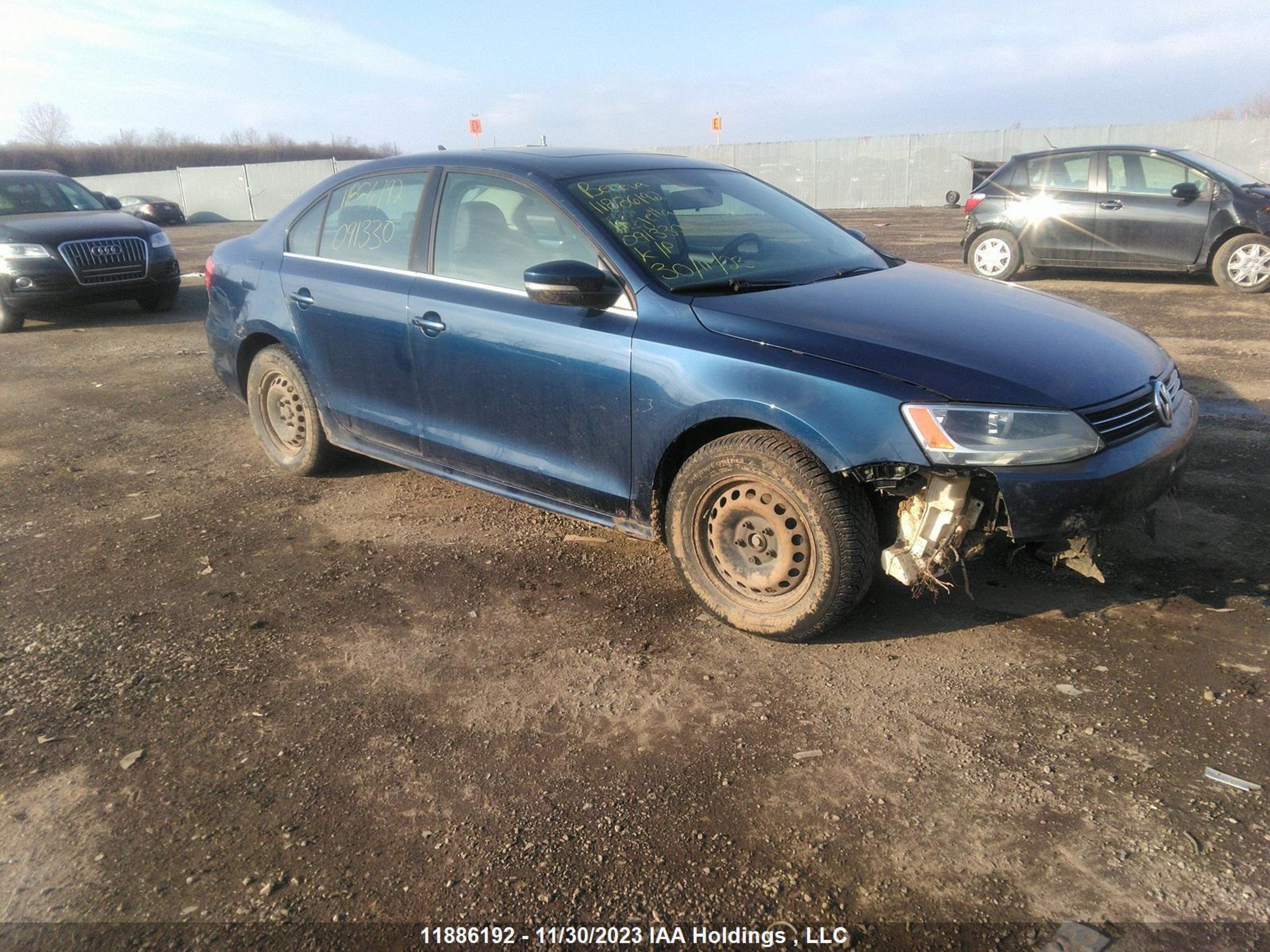 VOLKSWAGEN JETTA 2011 3vwlx7aj4bm091330