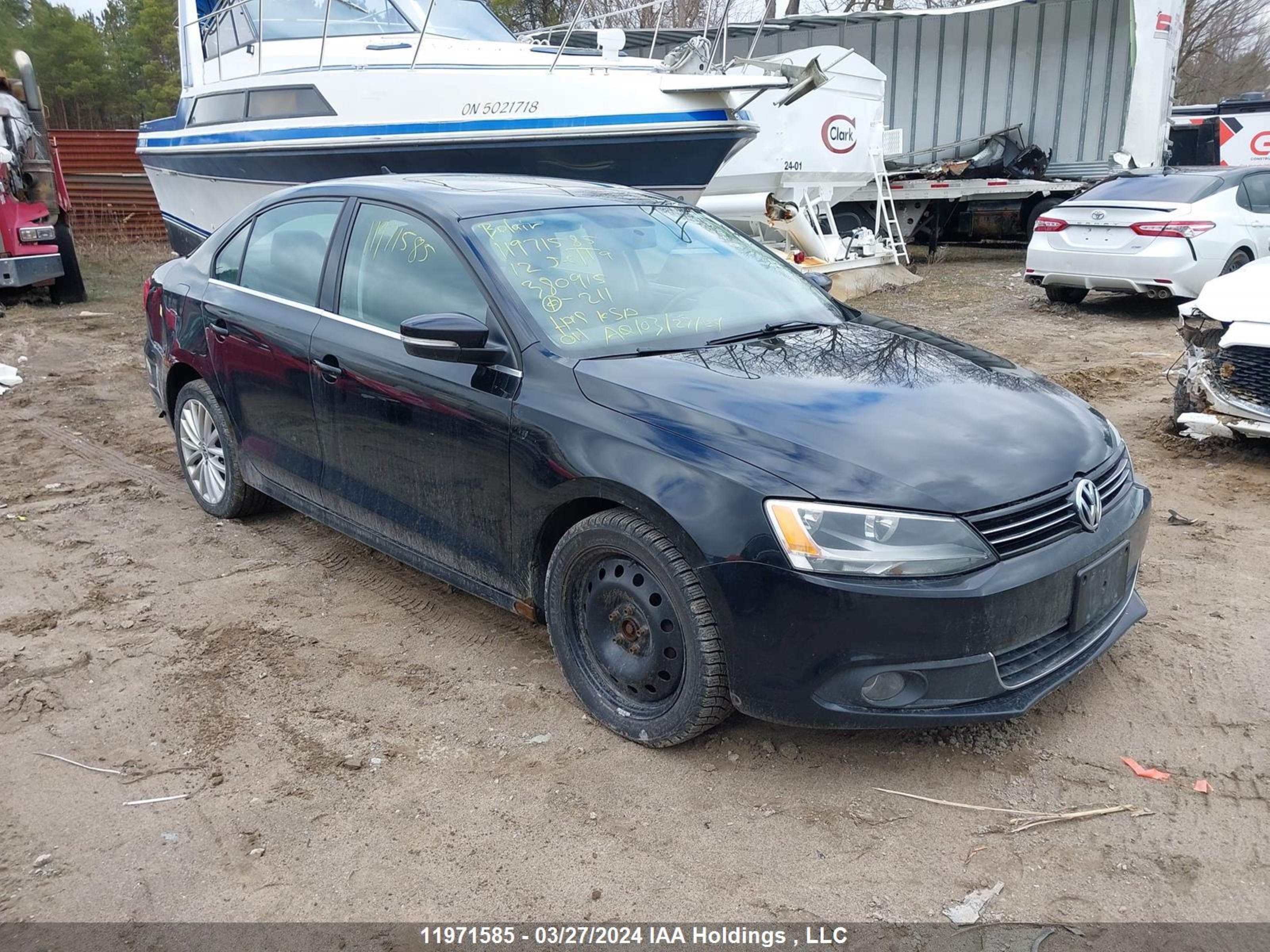 VOLKSWAGEN JETTA 2012 3vwlx7aj7cm380915