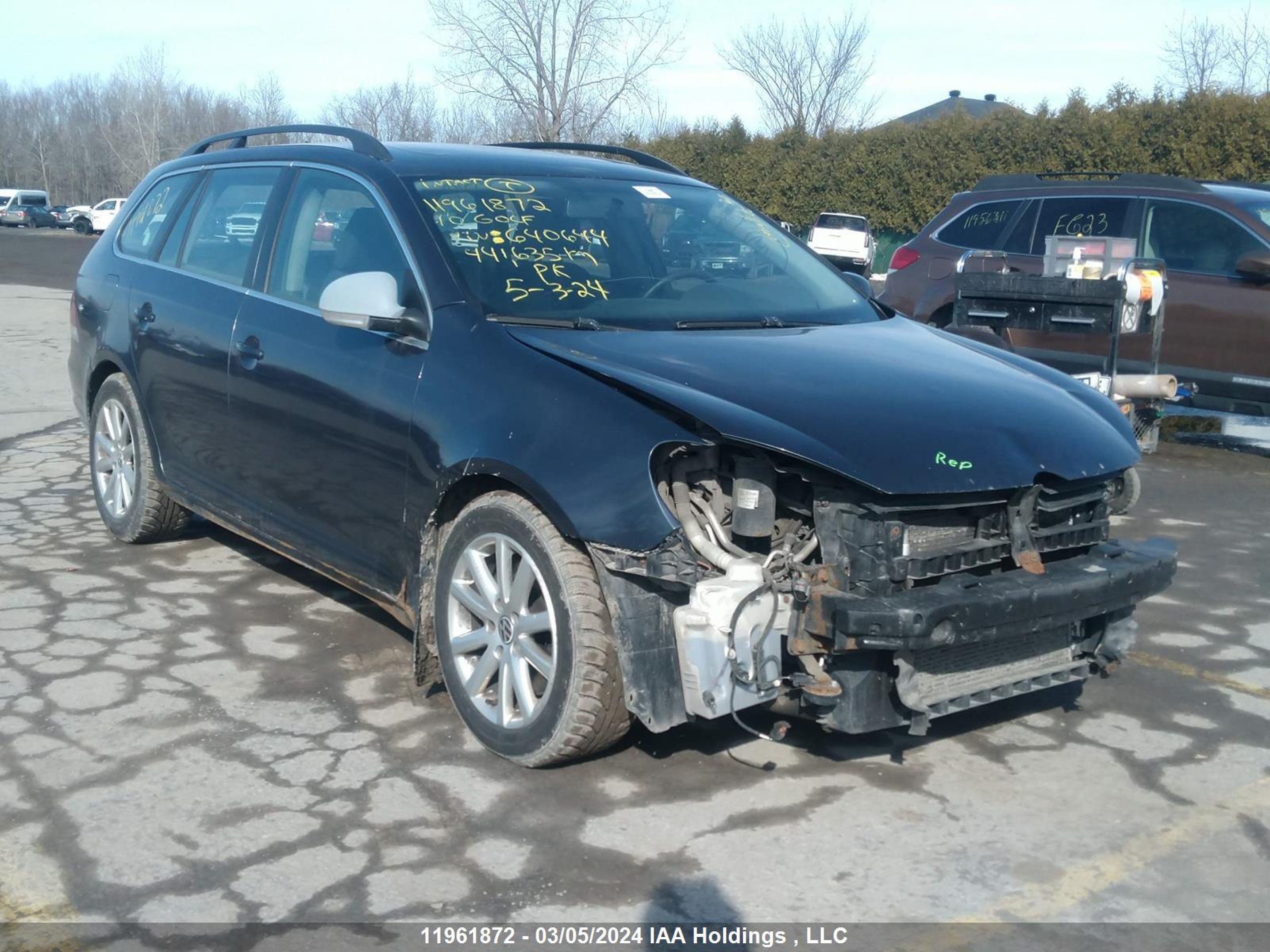 VOLKSWAGEN GOLF 2010 3vwml7aj3am640644