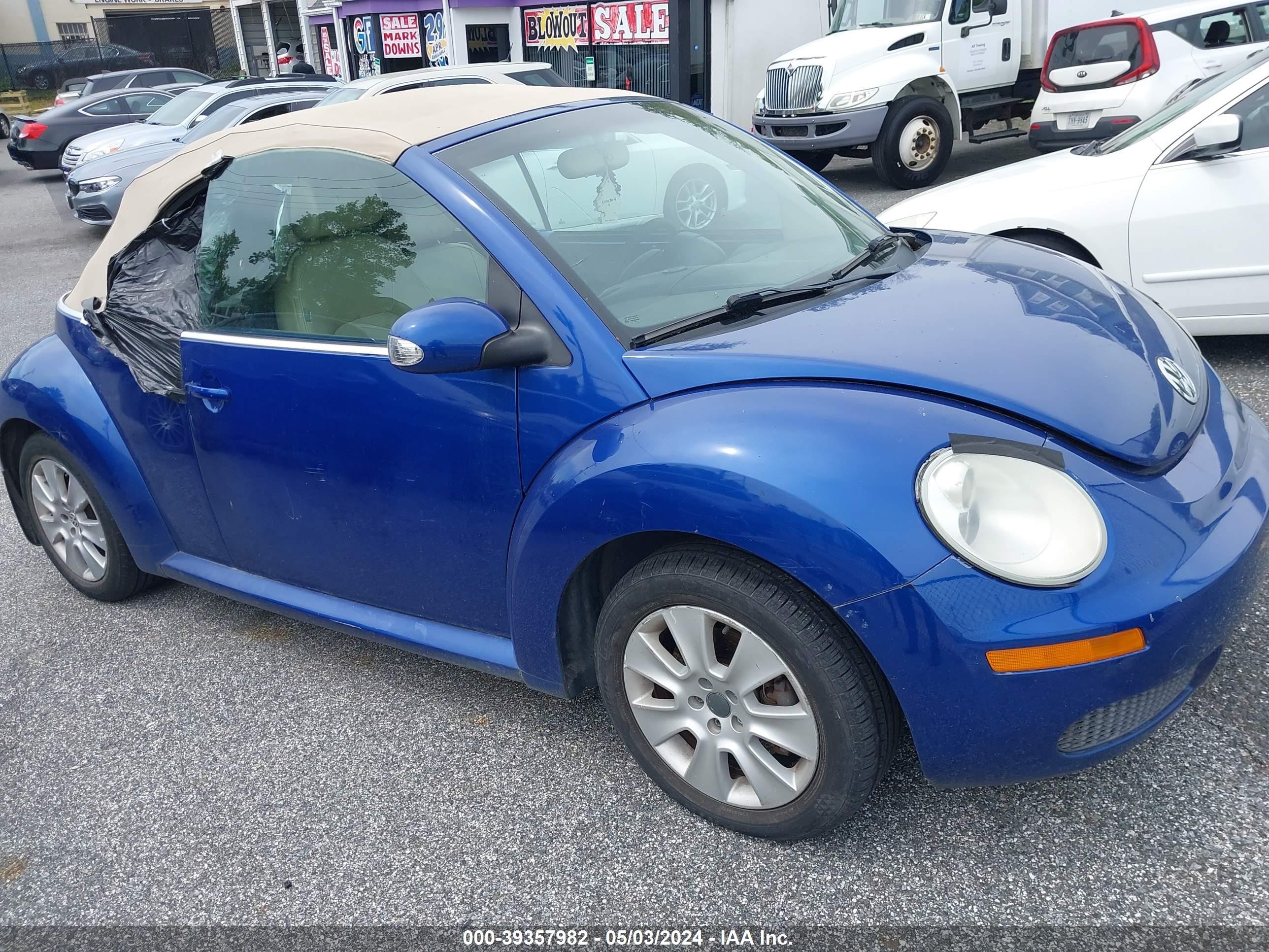 VOLKSWAGEN BEETLE 2008 3vwpf31y88m401191