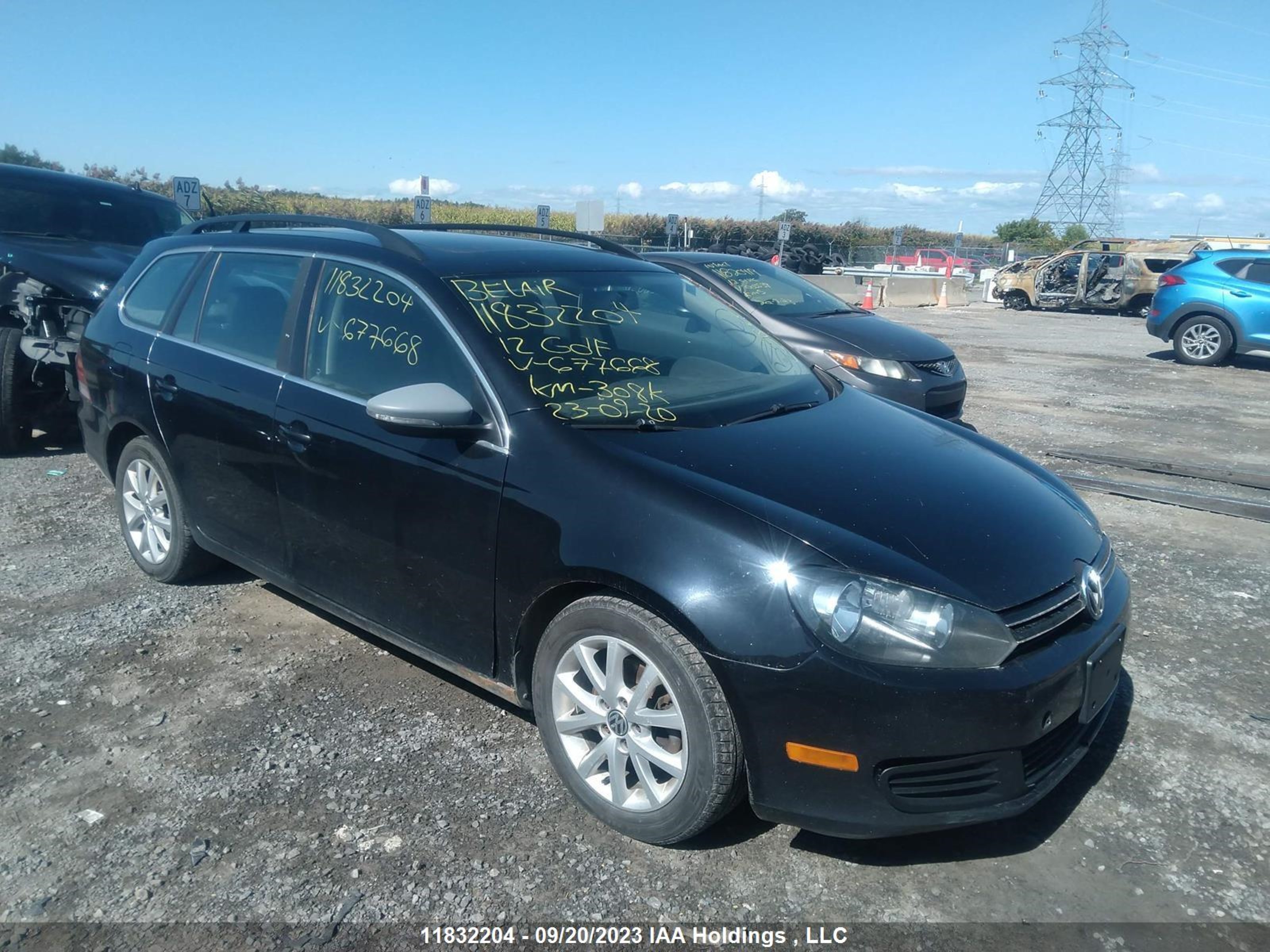 VOLKSWAGEN GOLF 2012 3vwpx7aj9cm677668