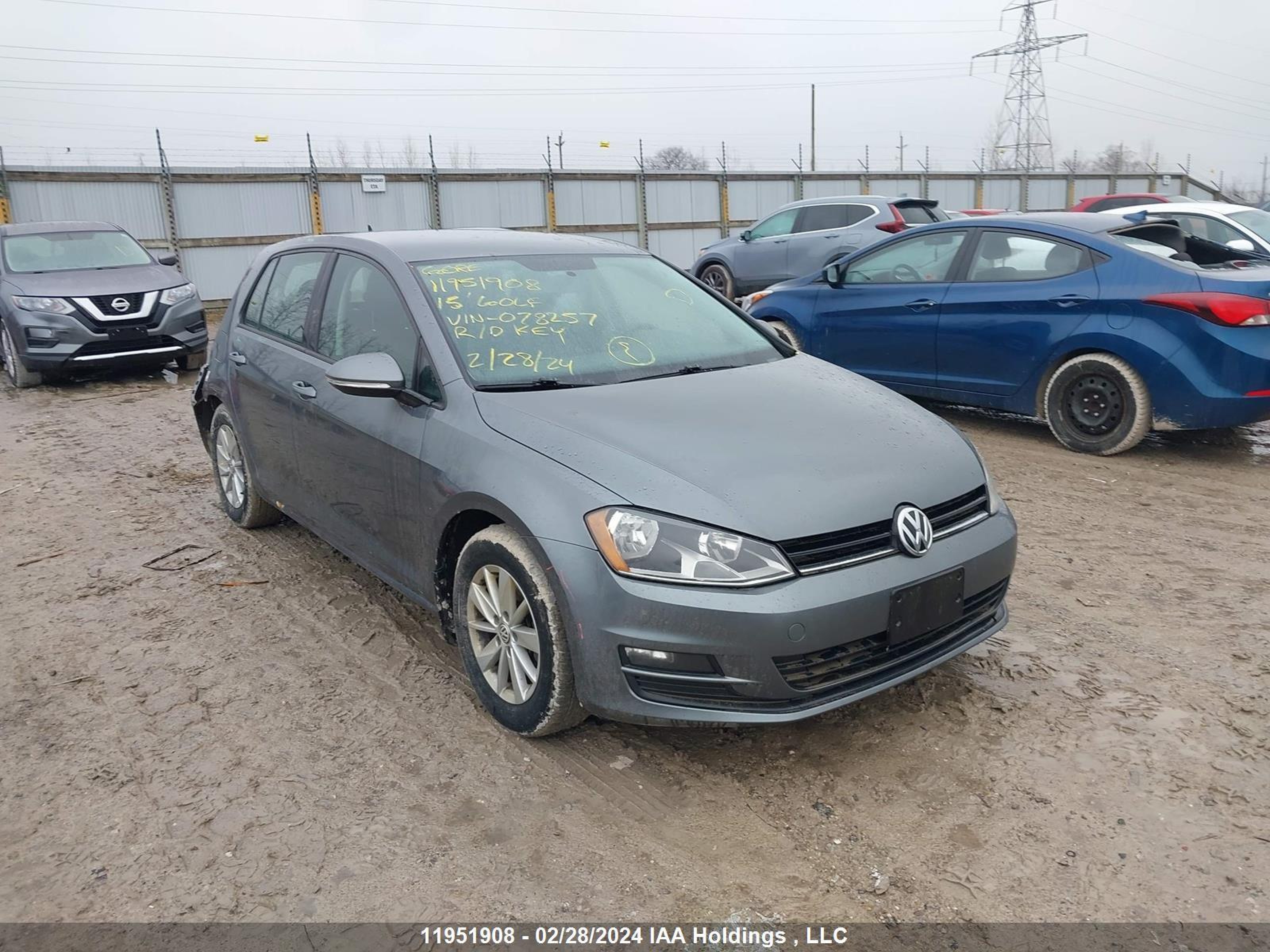 VOLKSWAGEN GOLF 2015 3vwra7au5fm078257