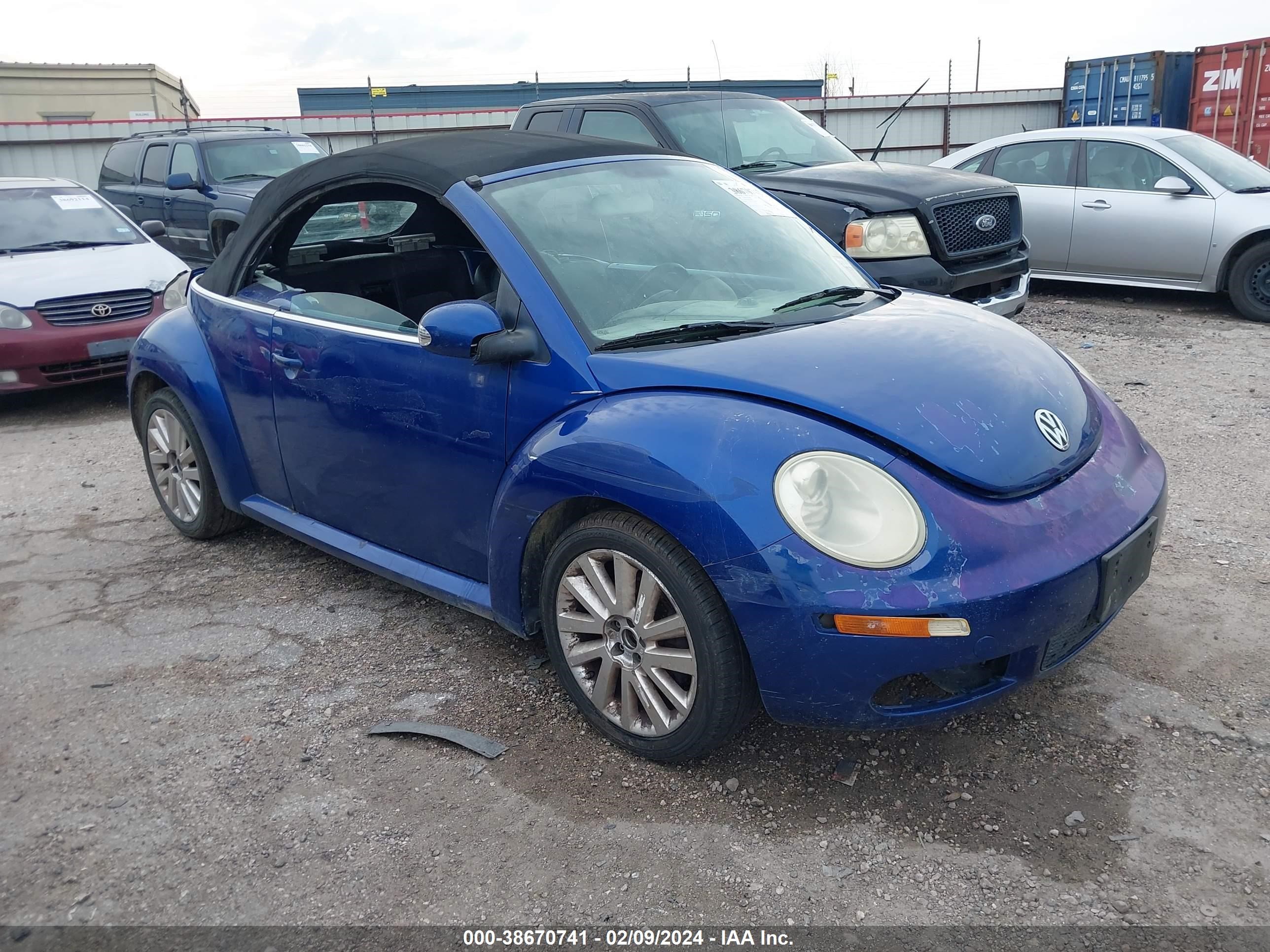 VOLKSWAGEN BEETLE 2008 3vwrf31y08m412842