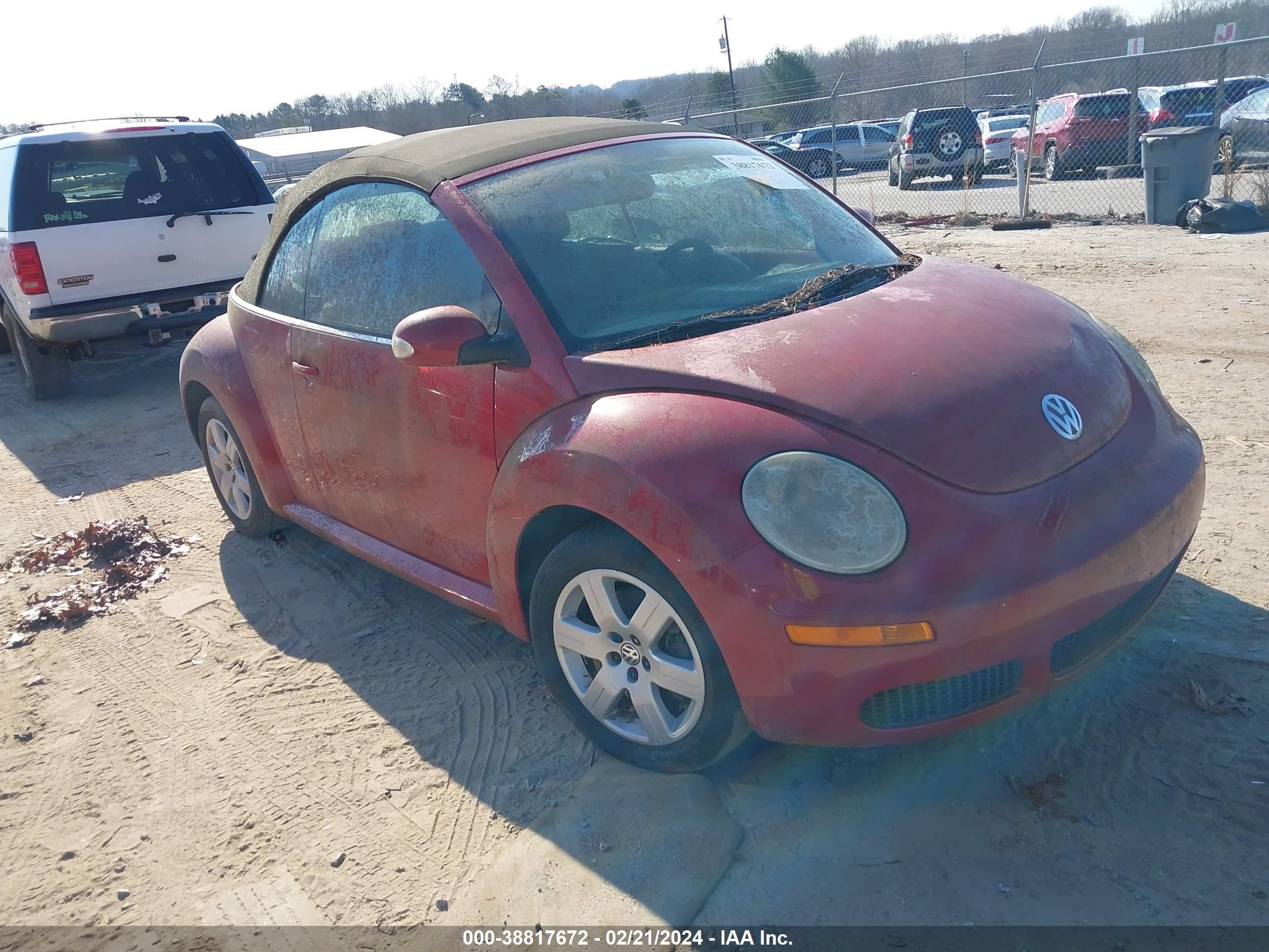 VOLKSWAGEN BEETLE 2007 3vwrf31y27m409469