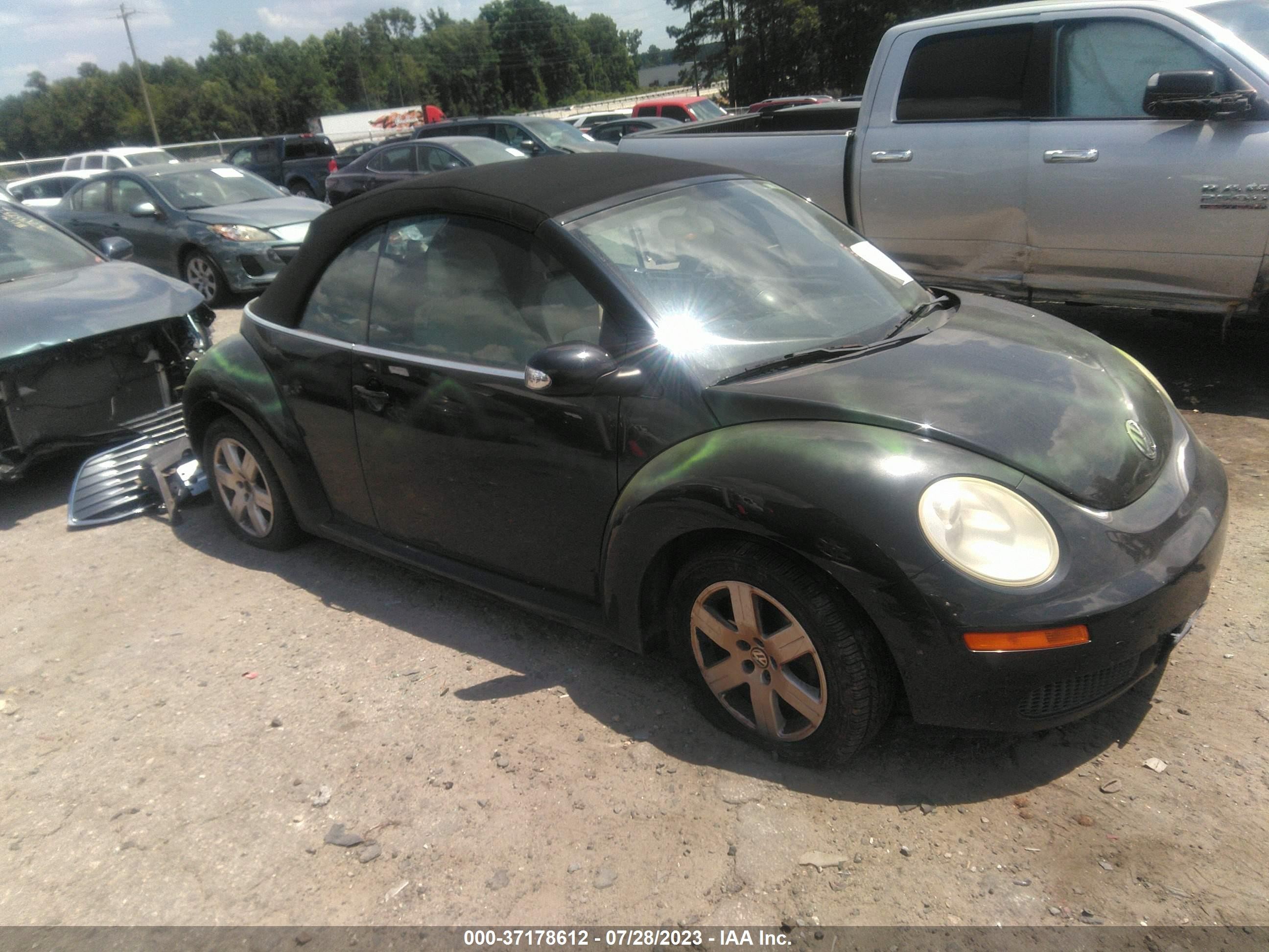 VOLKSWAGEN BEETLE 2007 3vwrf31y27m420875