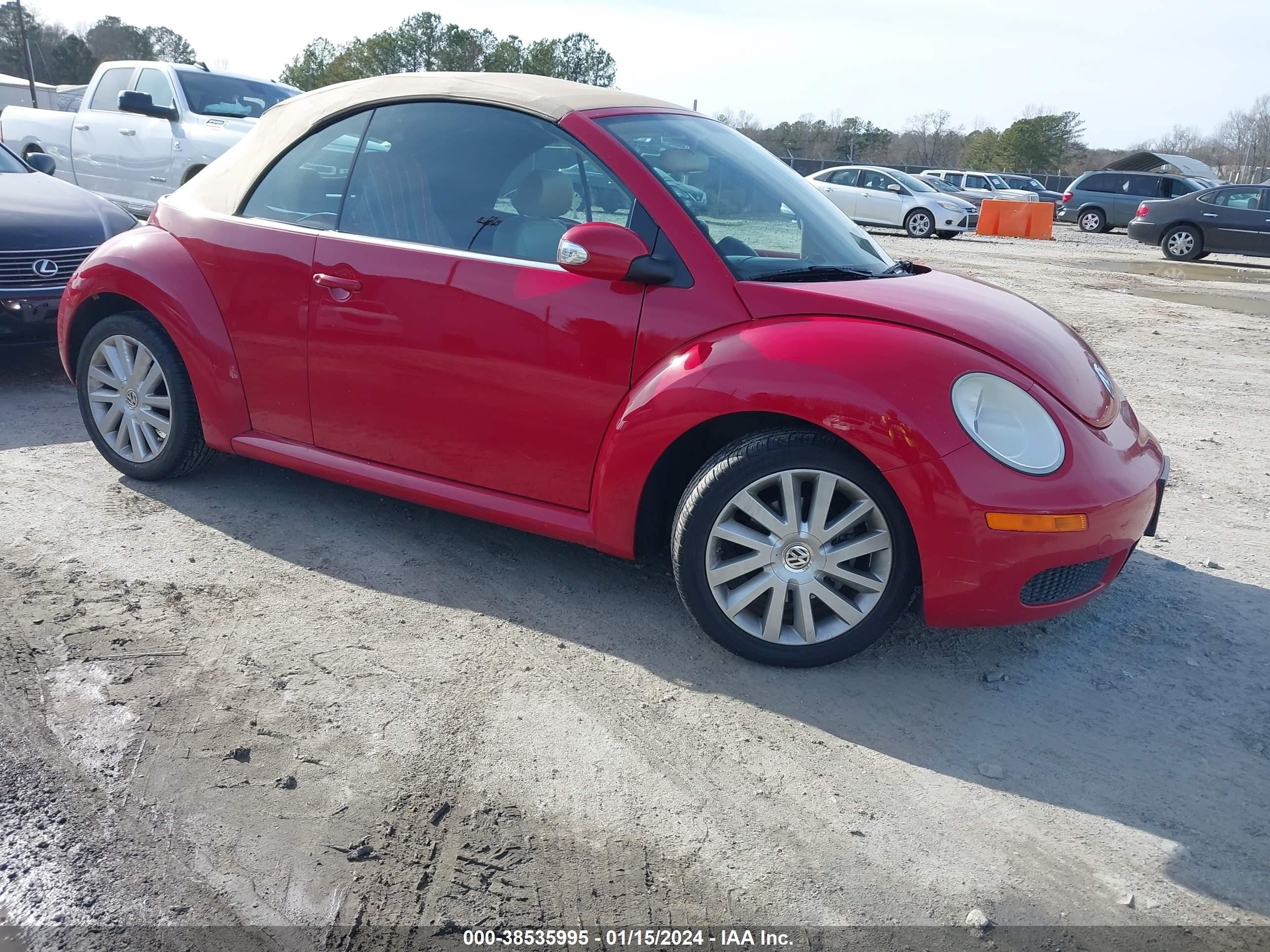 VOLKSWAGEN BEETLE 2008 3vwrf31y48m416506