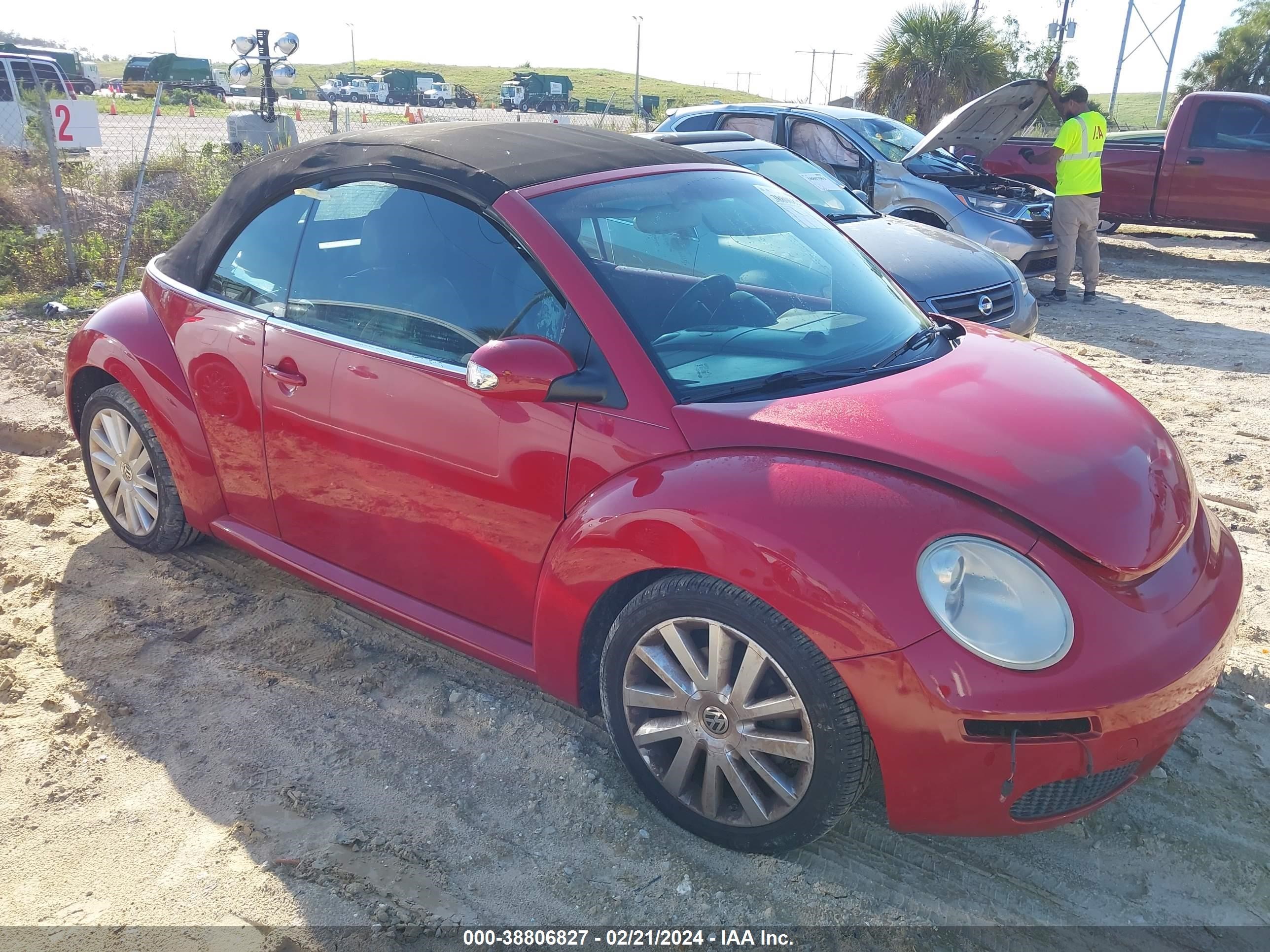 VOLKSWAGEN BEETLE 2008 3vwrf31yx8m412640