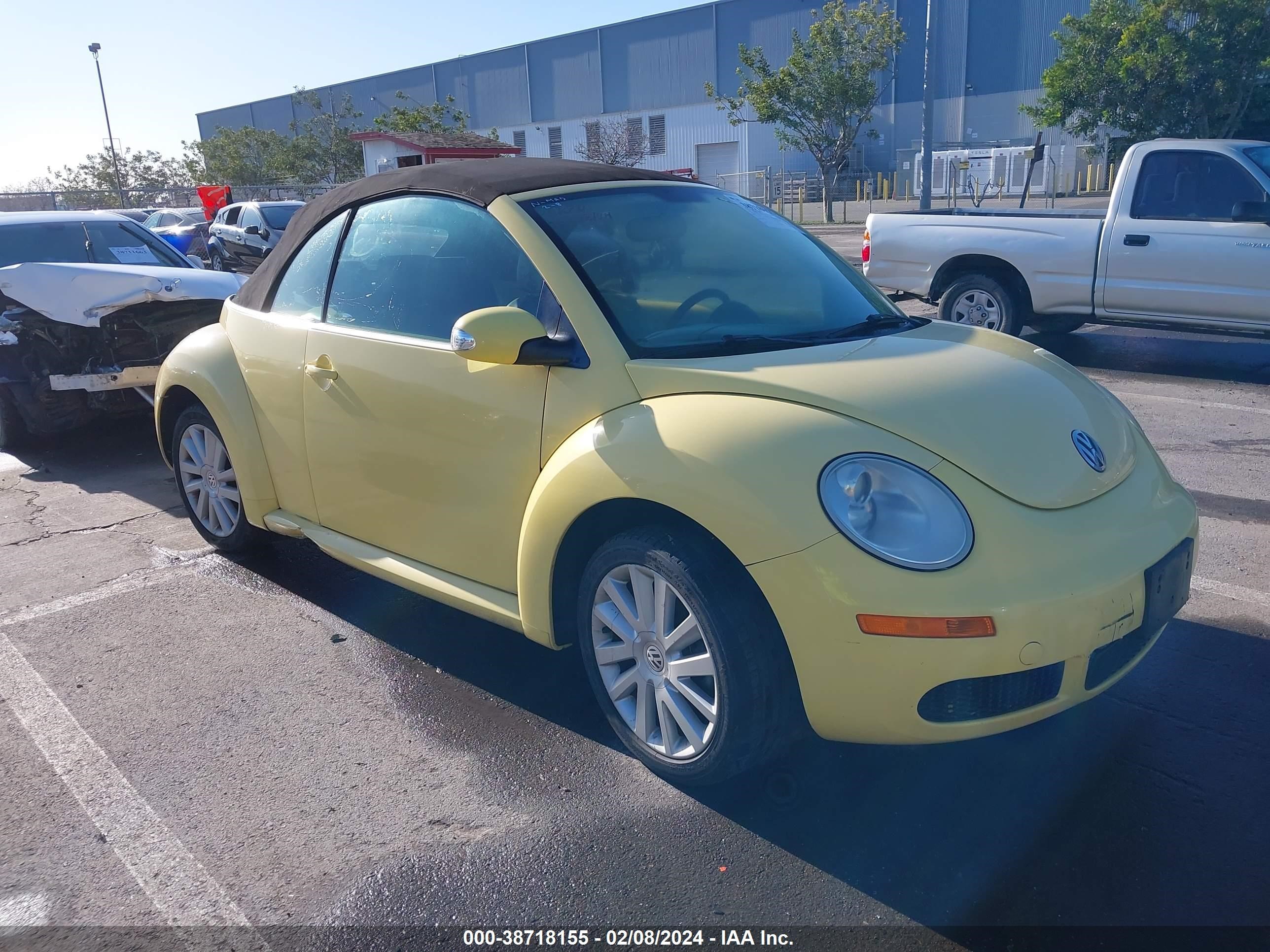 VOLKSWAGEN BEETLE 2008 3vwrg31y28m407008