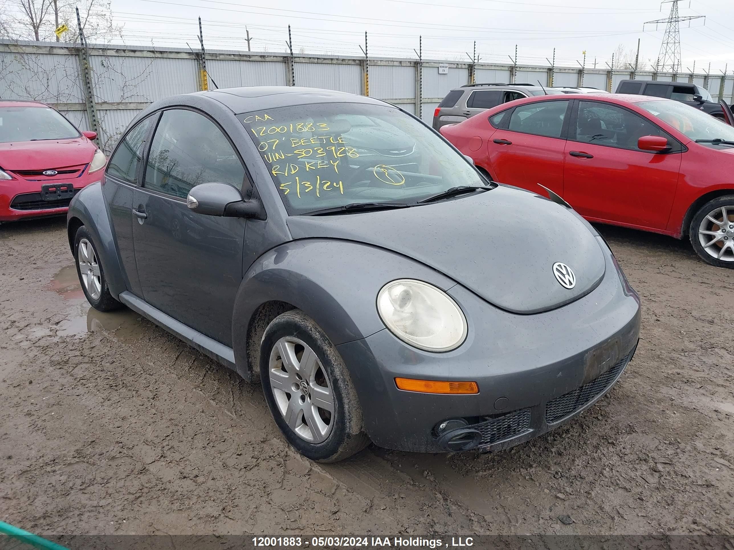 VOLKSWAGEN BEETLE 2007 3vwrw21c97m503928