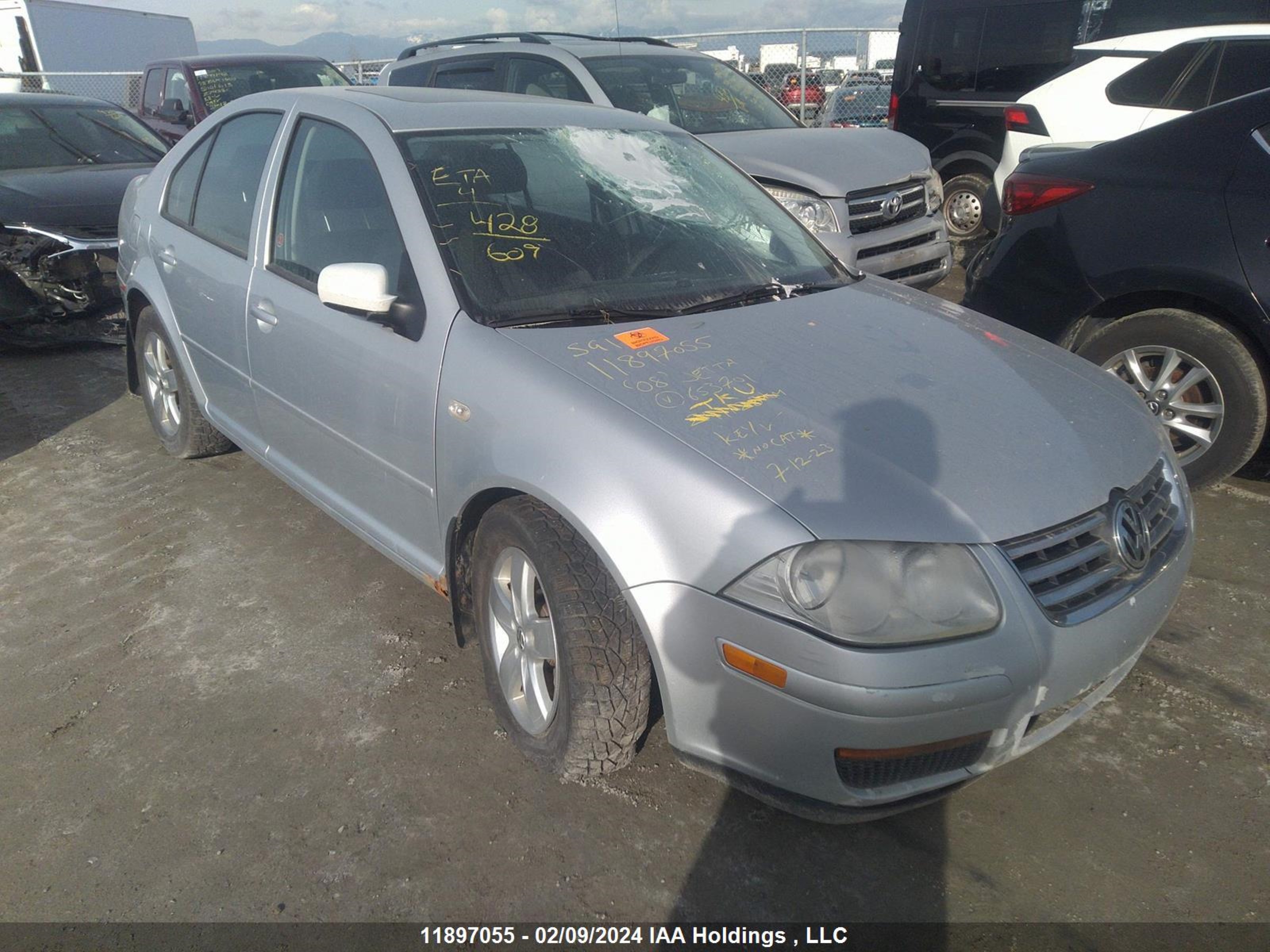 VOLKSWAGEN NULL 2008 3vwtk49m28m653701