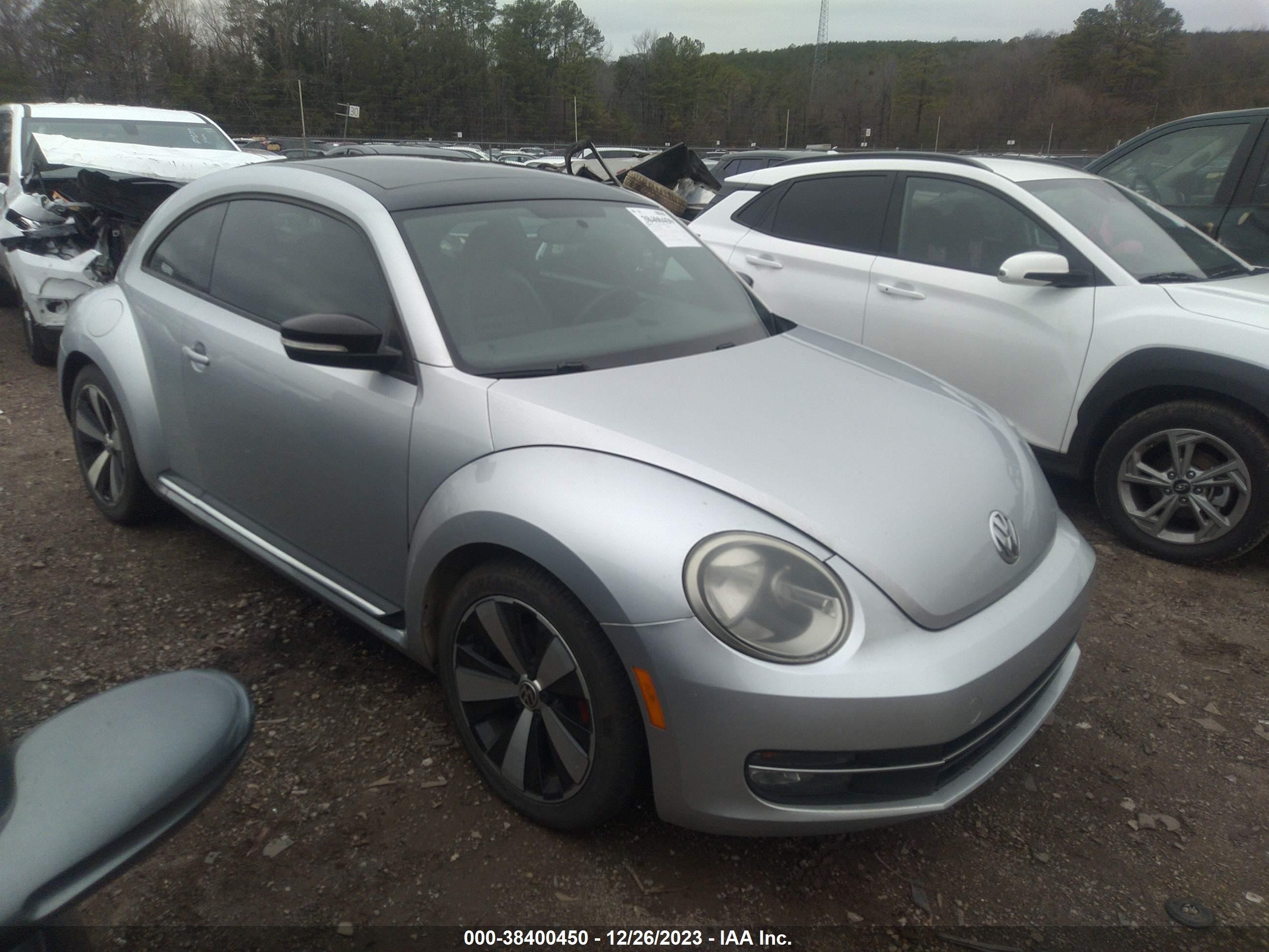 VOLKSWAGEN BEETLE 2012 3vwva7at5cm622936