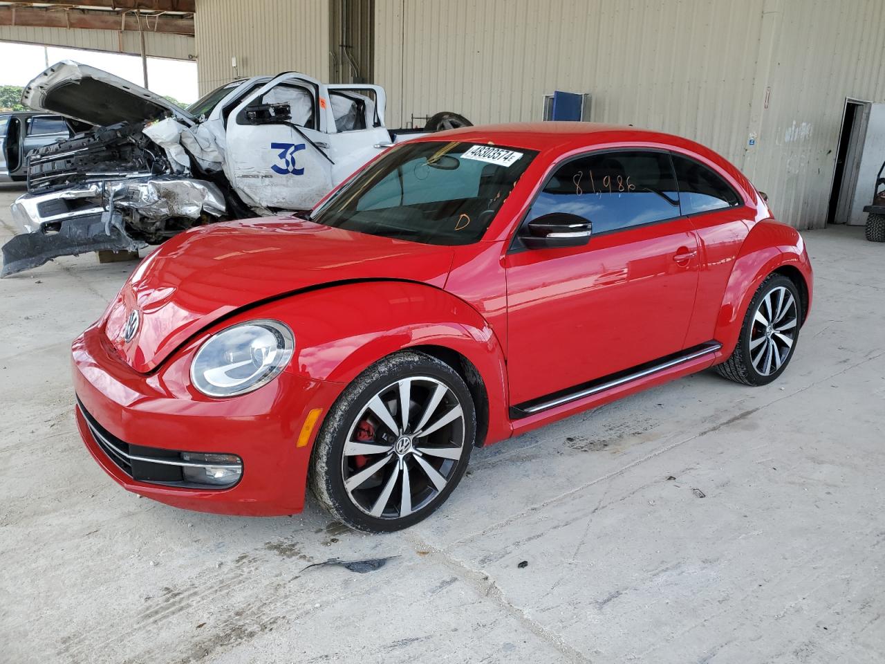 VOLKSWAGEN BEETLE 2012 3vwva7at6cm661180