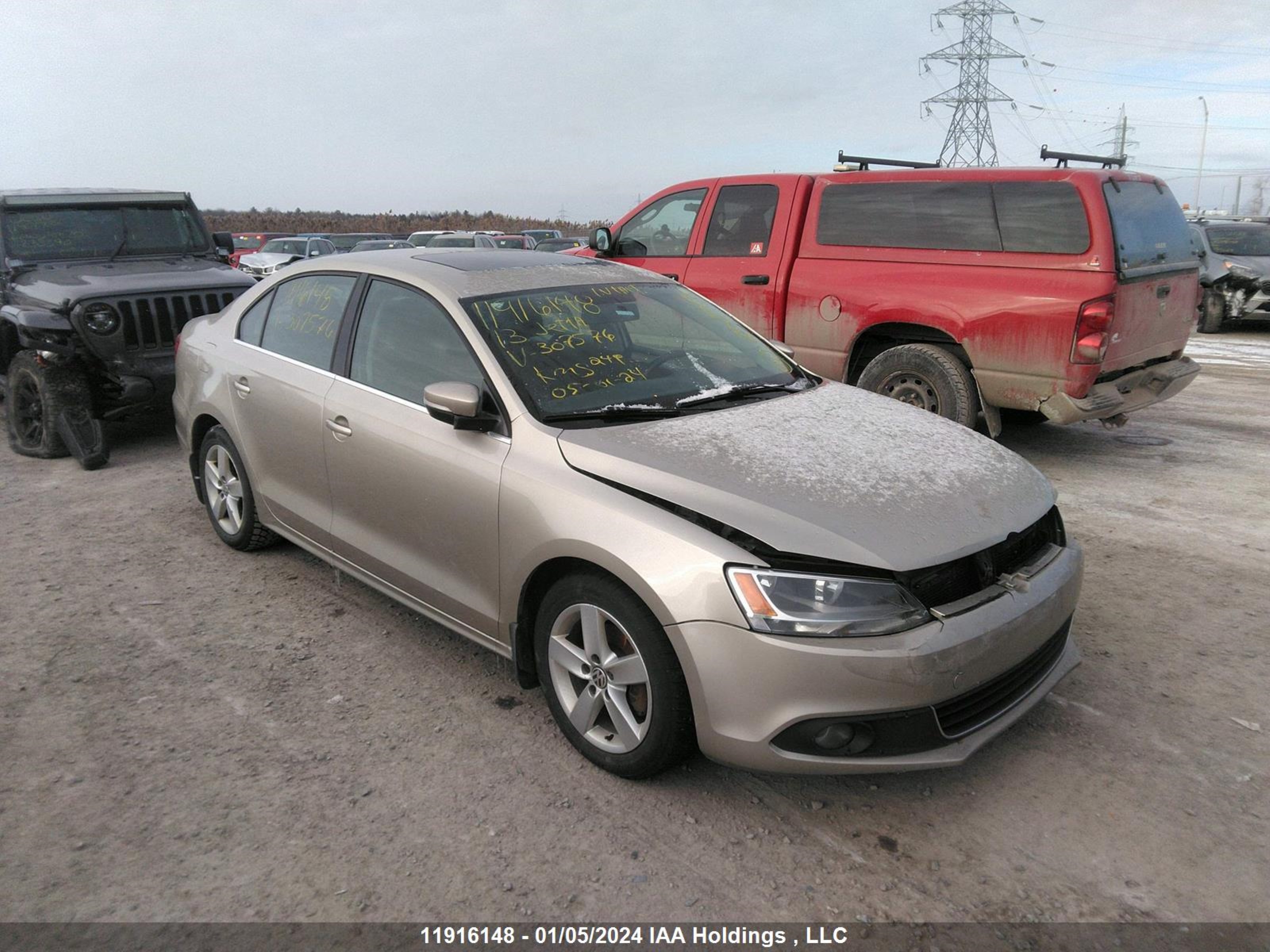 VOLKSWAGEN JETTA 2013 3vwwl7aj6dm307576