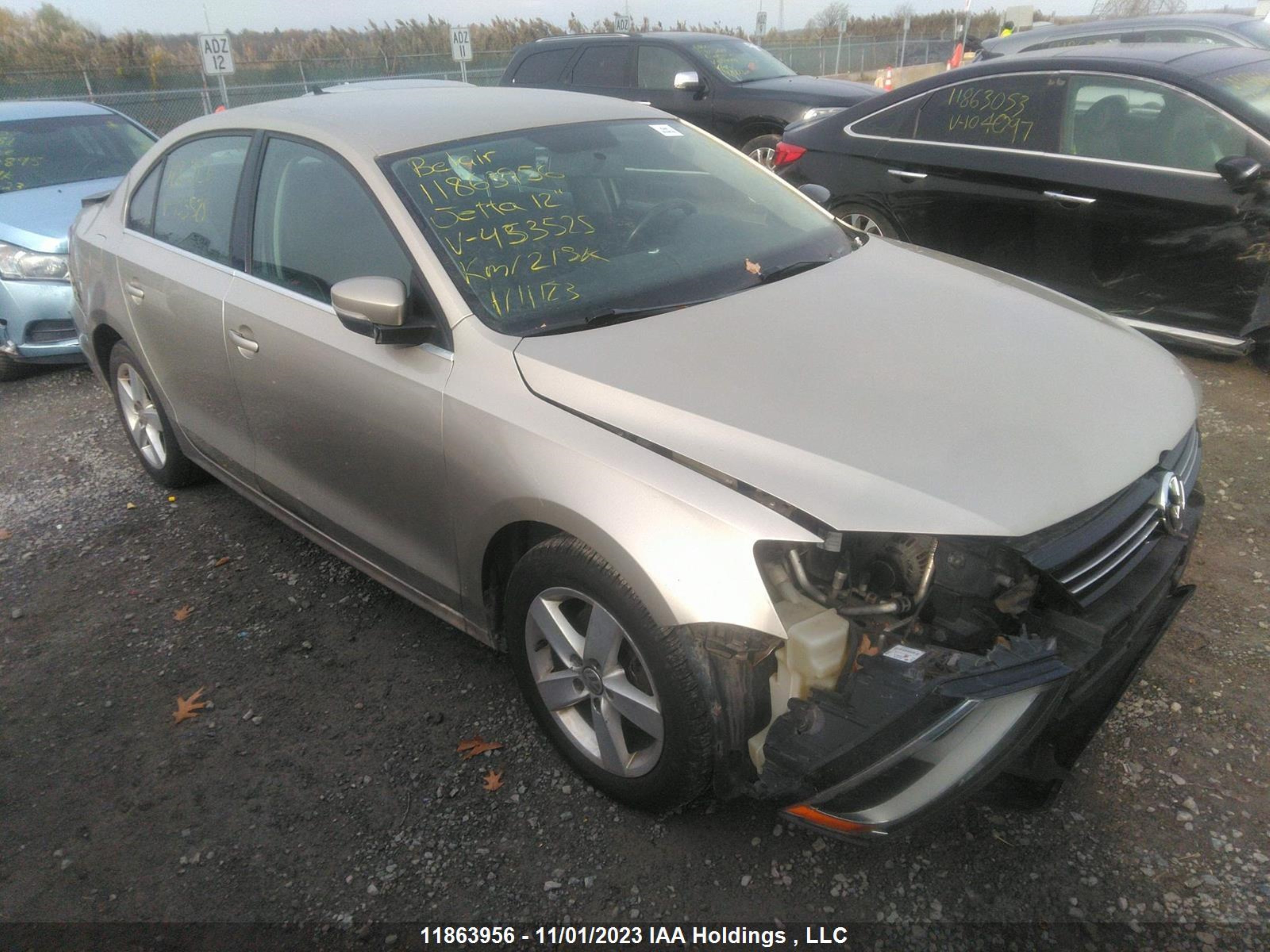 VOLKSWAGEN JETTA 2012 3vwwl7aj8cm453525