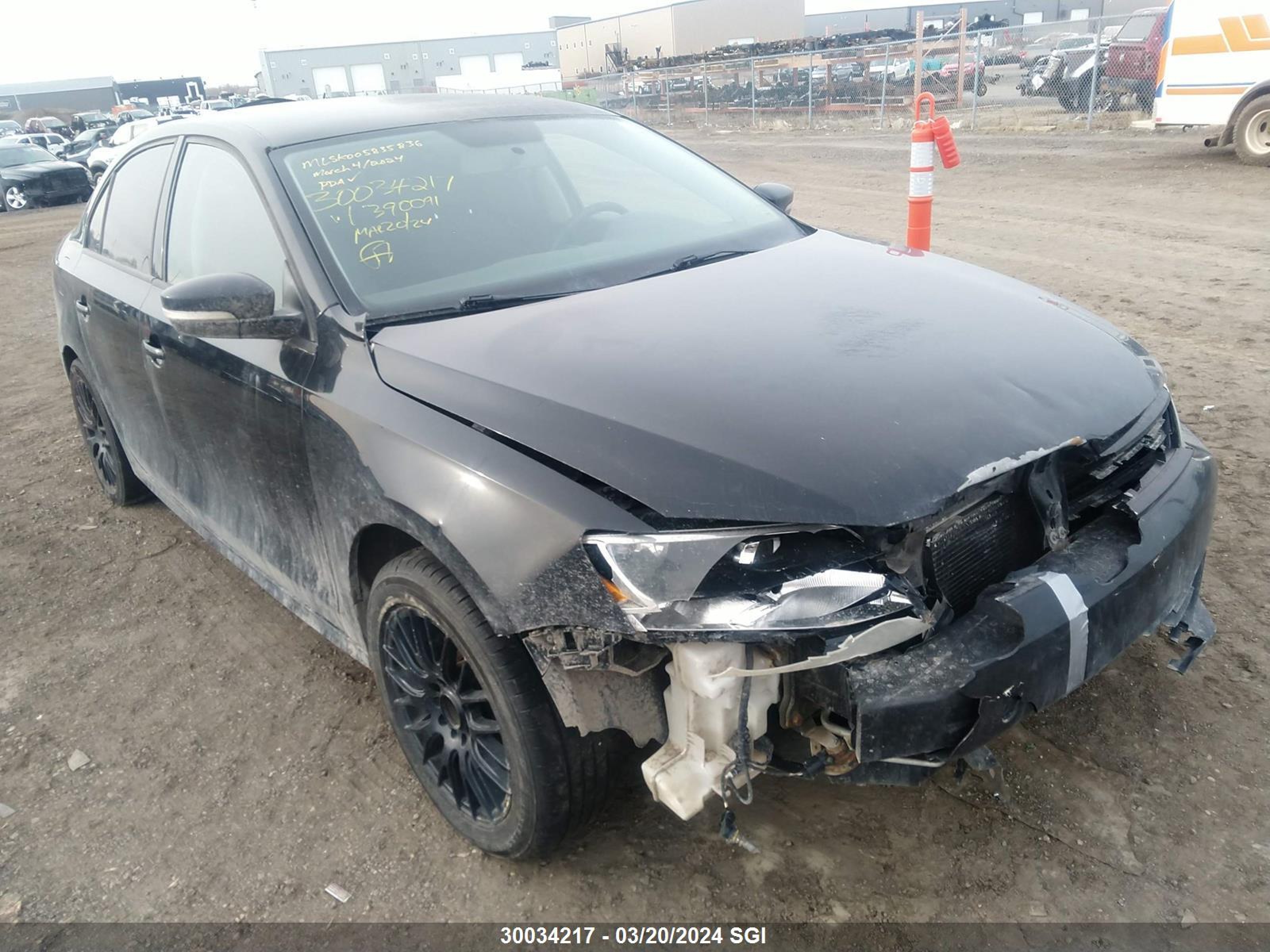 VOLKSWAGEN JETTA 2014 3vwwl7ajxem390091