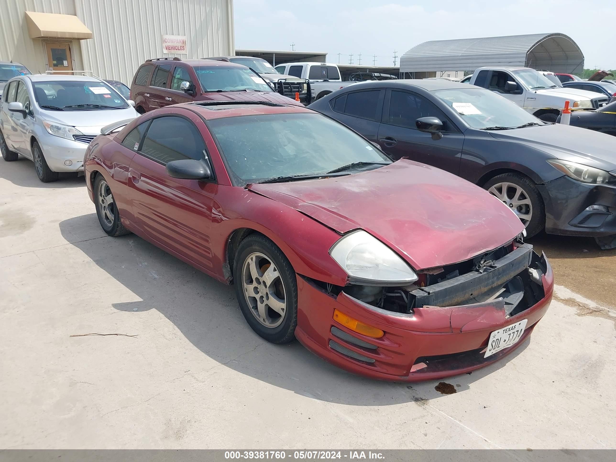 MITSUBISHI ECLIPSE 2003 4a3ac44g03e013006