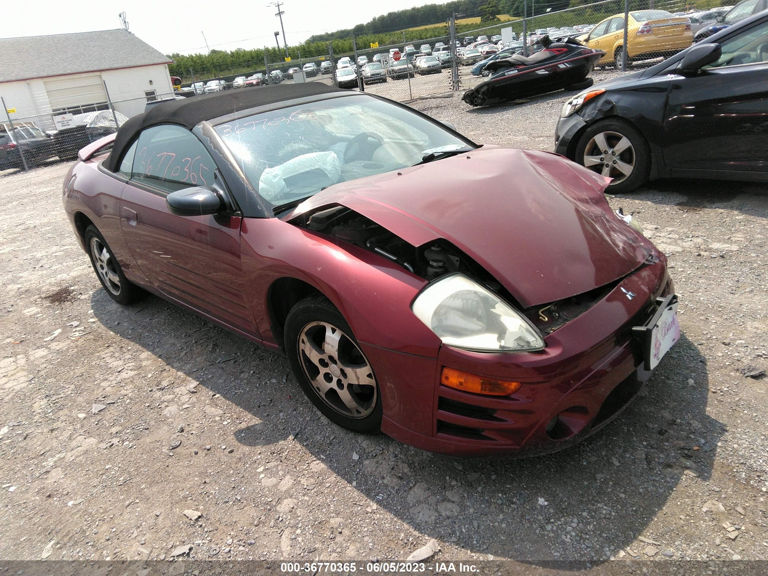 MITSUBISHI ECLIPSE 2003 4a3ae45g13e187448