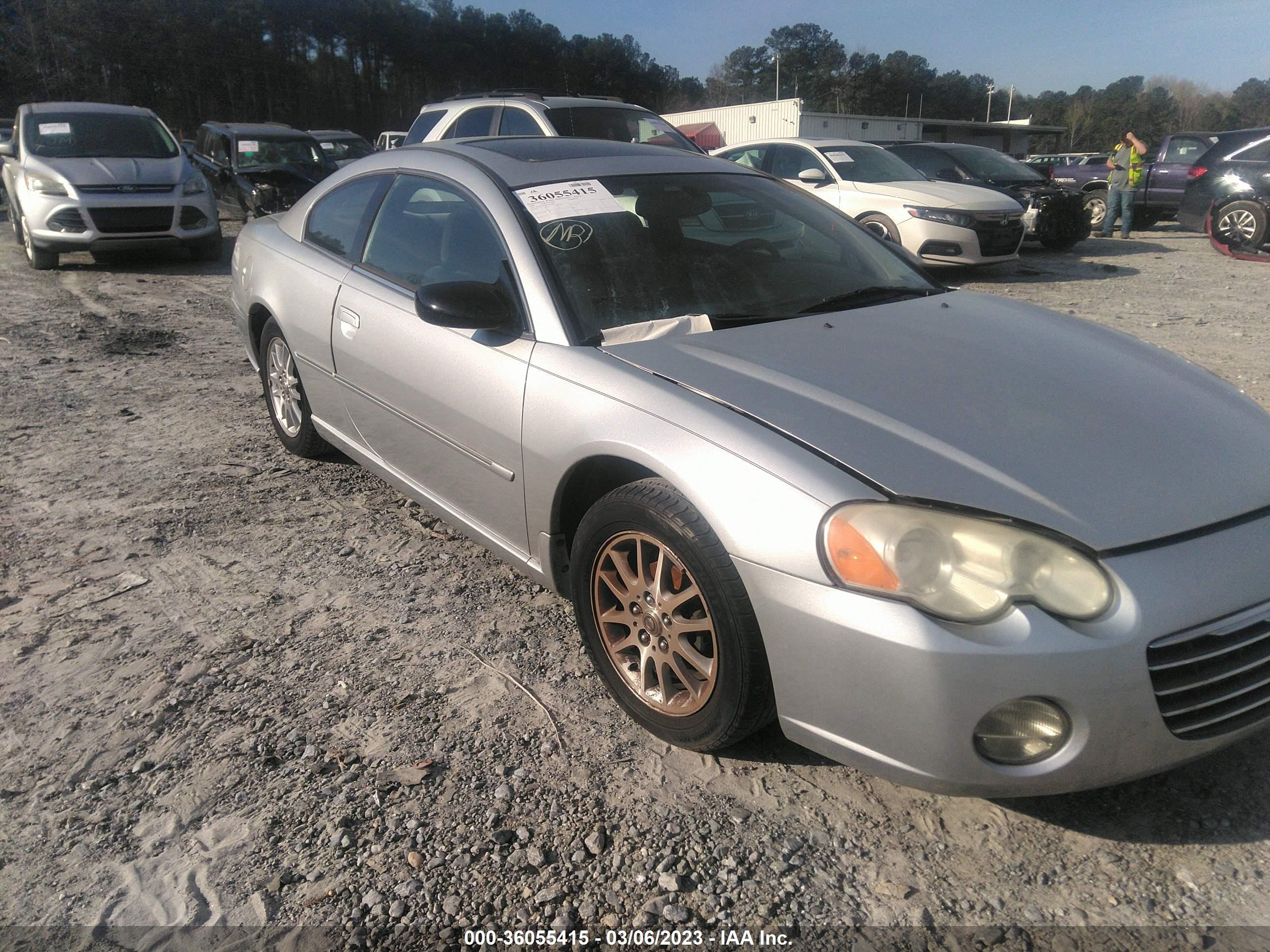 CHRYSLER SEBRING 2004 4c3ag42g84e102868