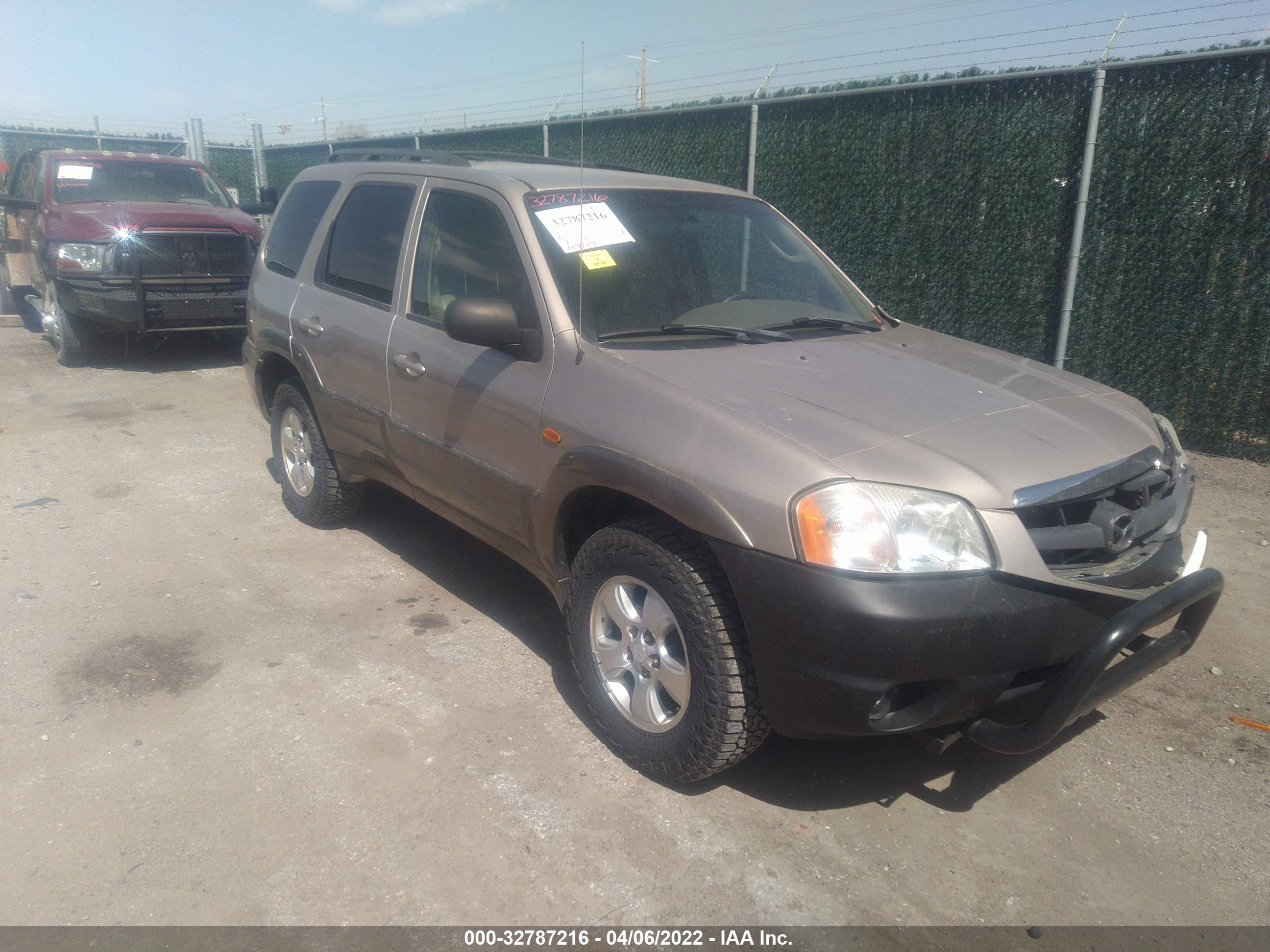 MAZDA TRIBUTE 2002 4f2cu08192km50591