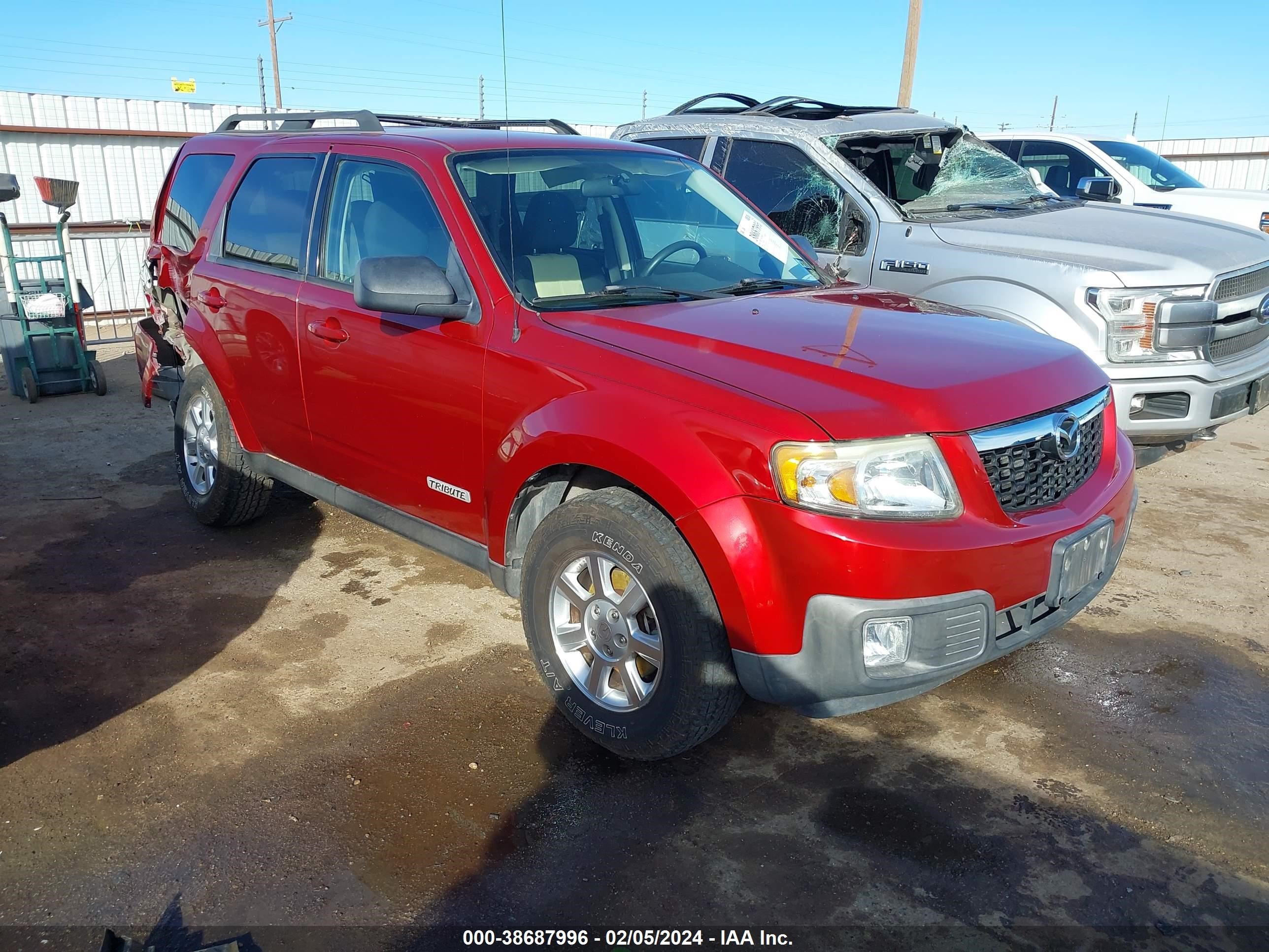 MAZDA TRIBUTE 2008 4f2cz02z58km10758