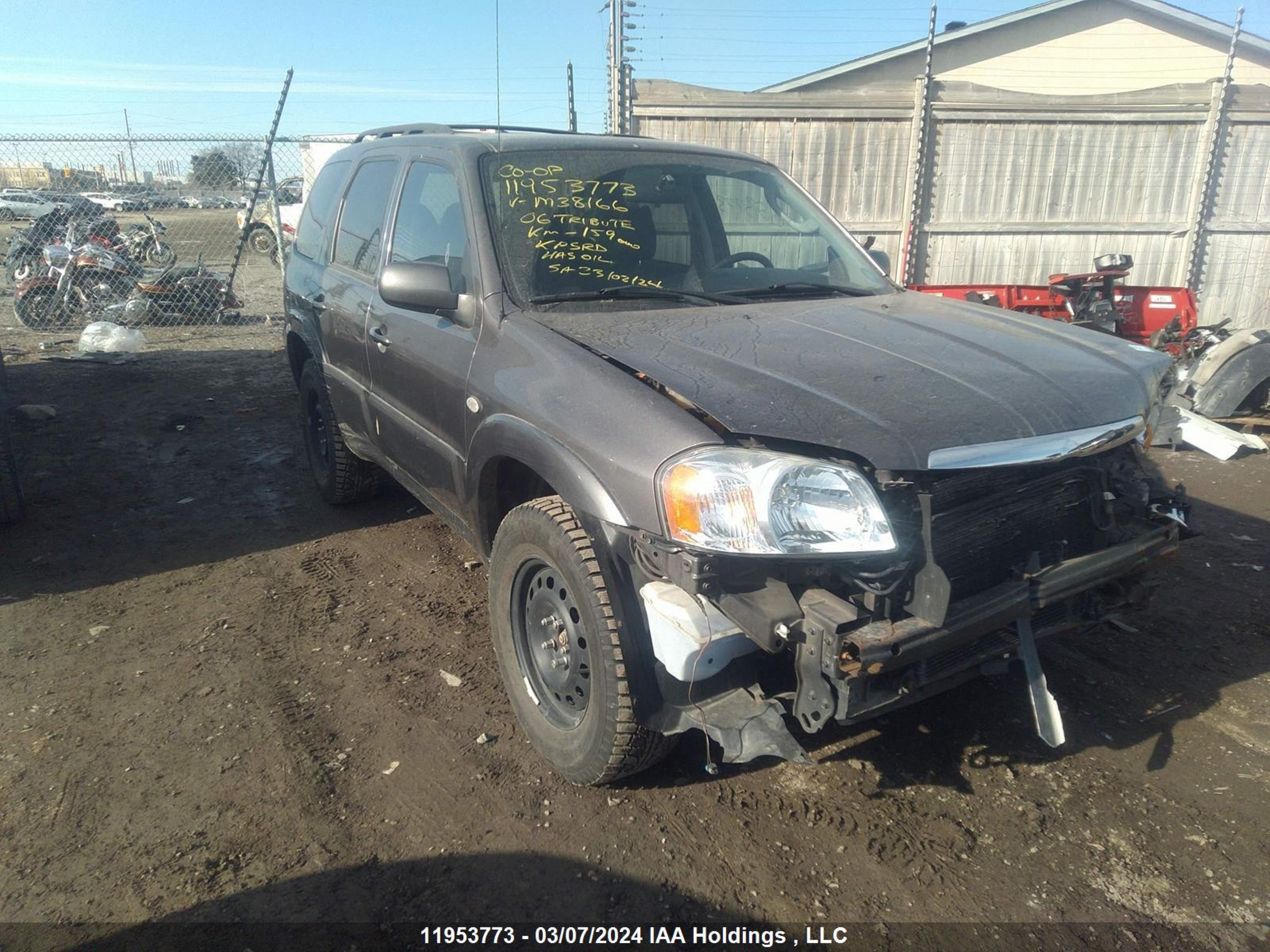 MAZDA TRIBUTE 2006 4f2cz04146km38166