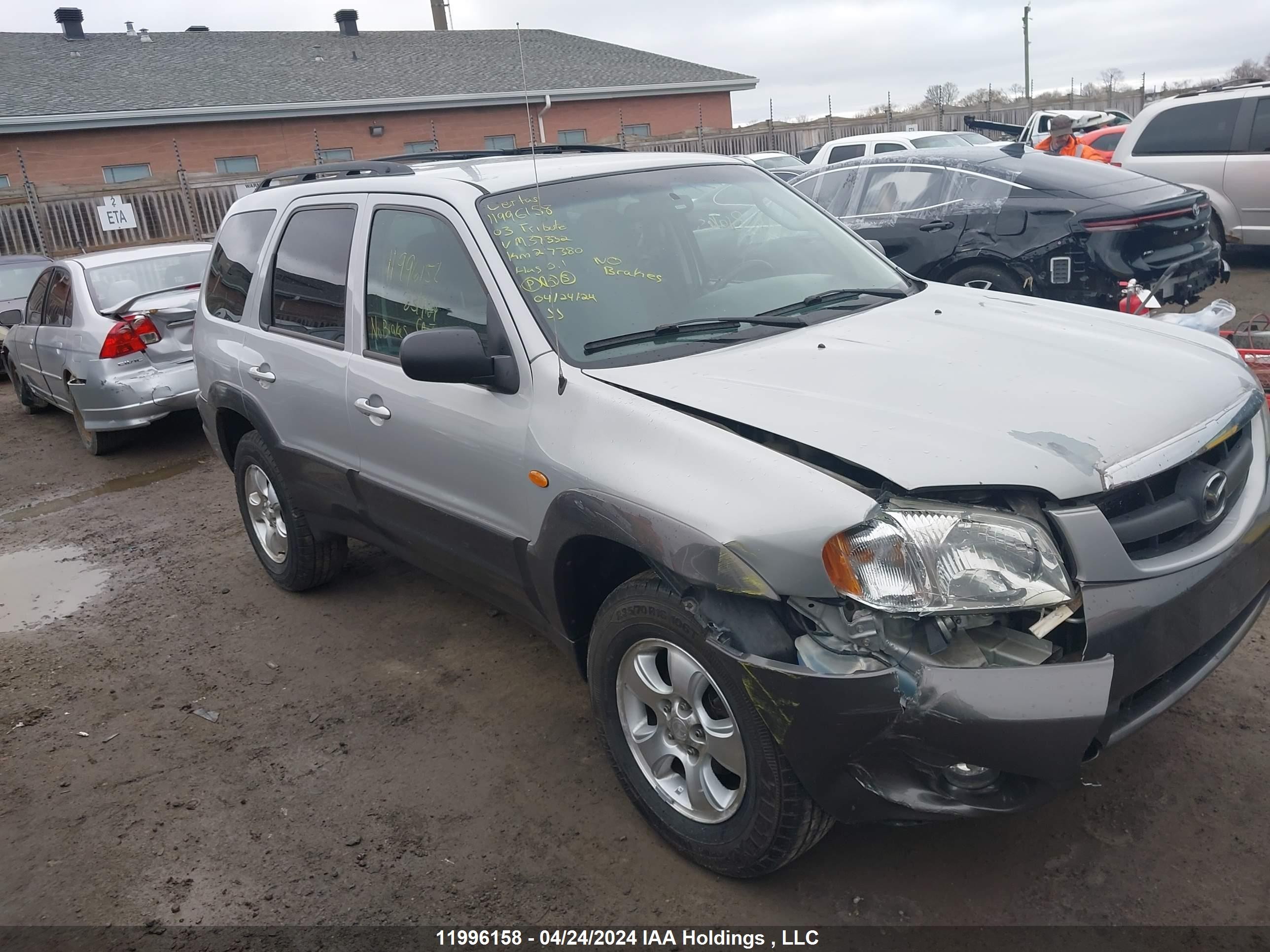 MAZDA NULL 2003 4f2cz04173km37332