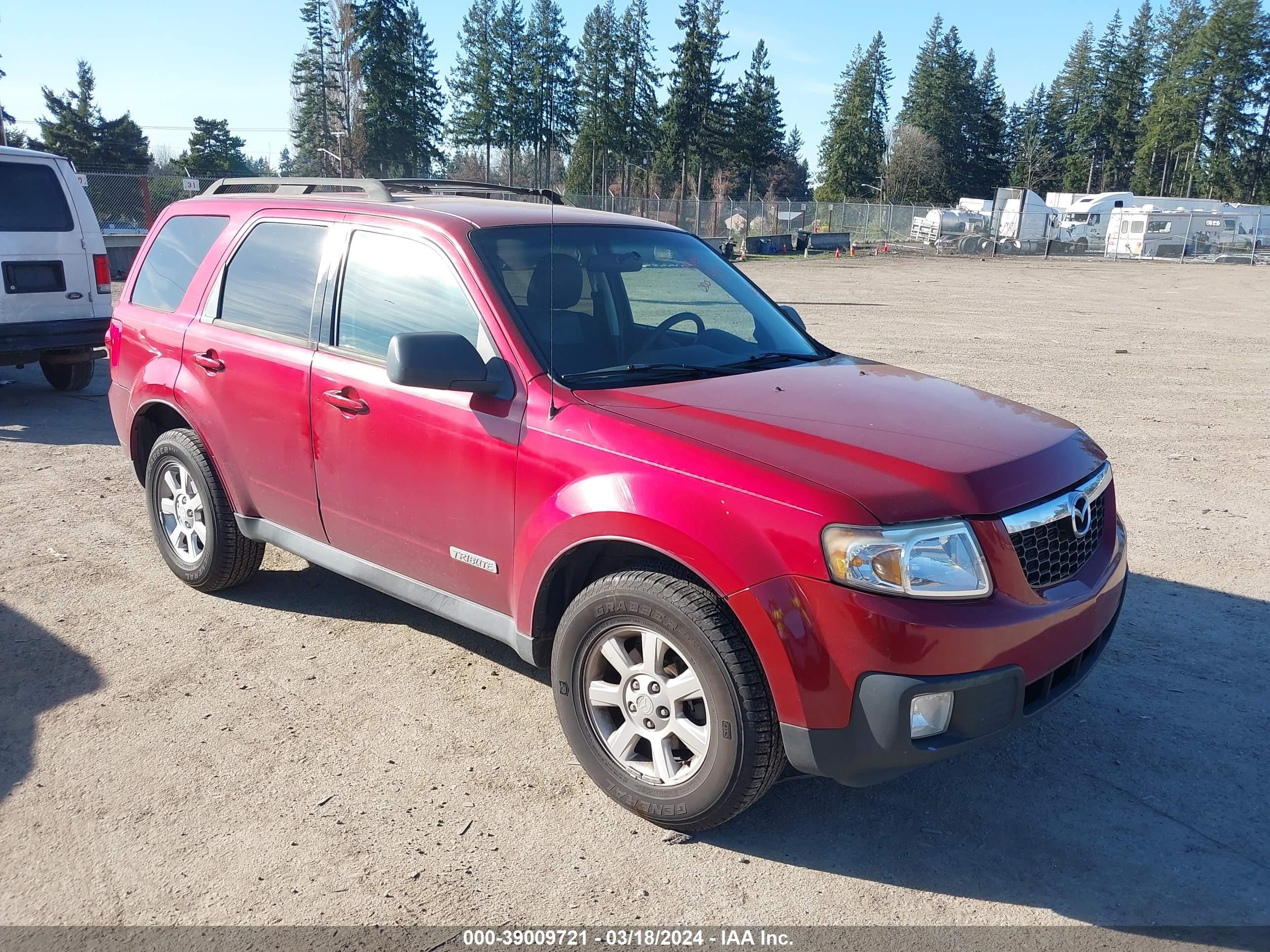 MAZDA TRIBUTE 2008 4f2cz96108km01927