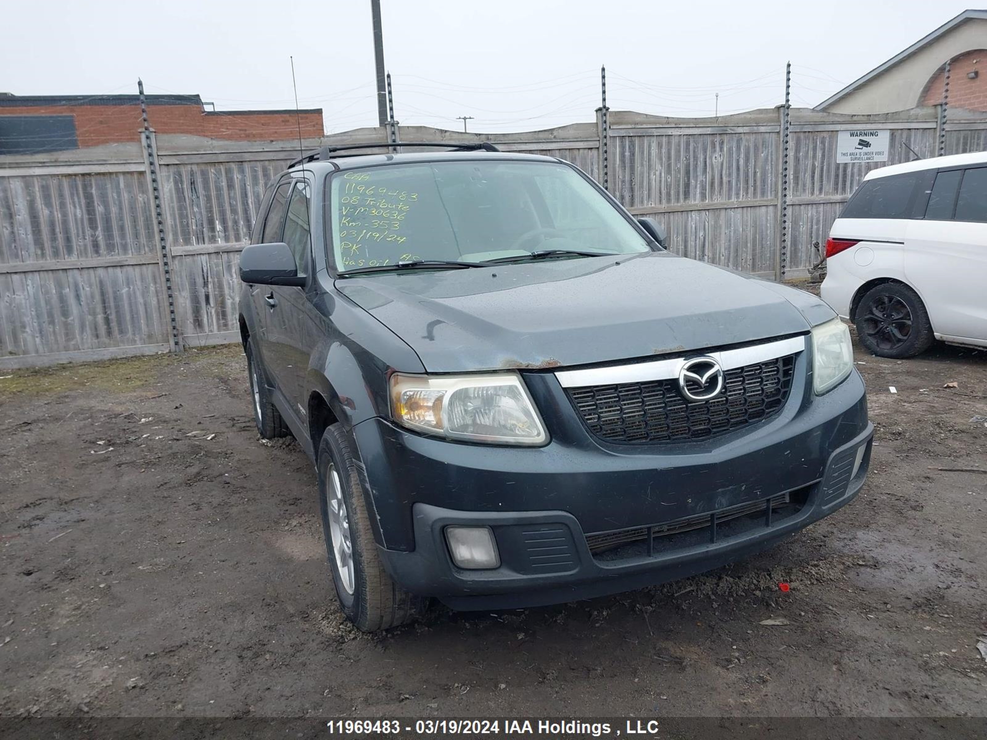 MAZDA TRIBUTE 2008 4f2cz96128km30636