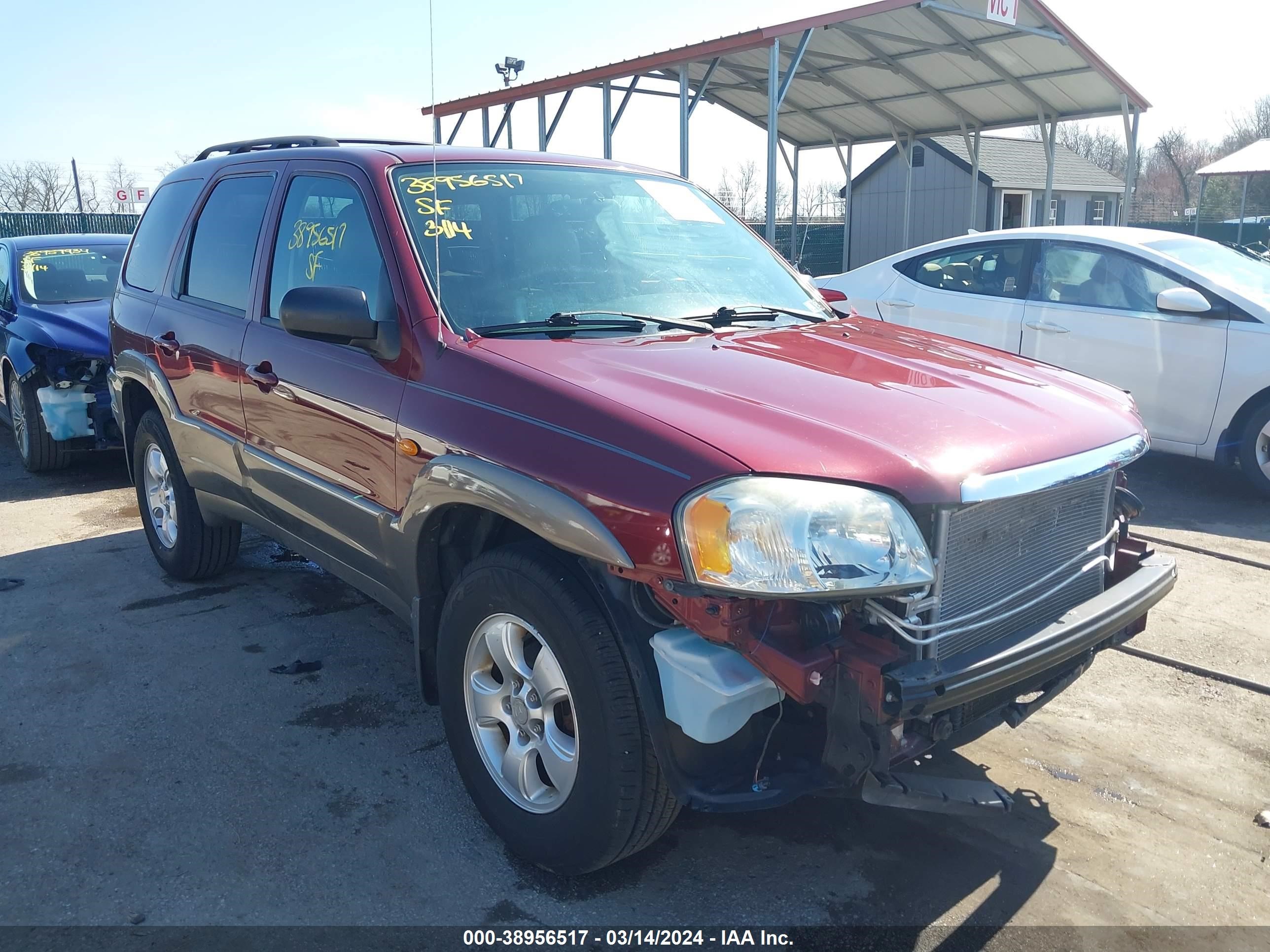 MAZDA TRIBUTE 2004 4f2cz96154km28826