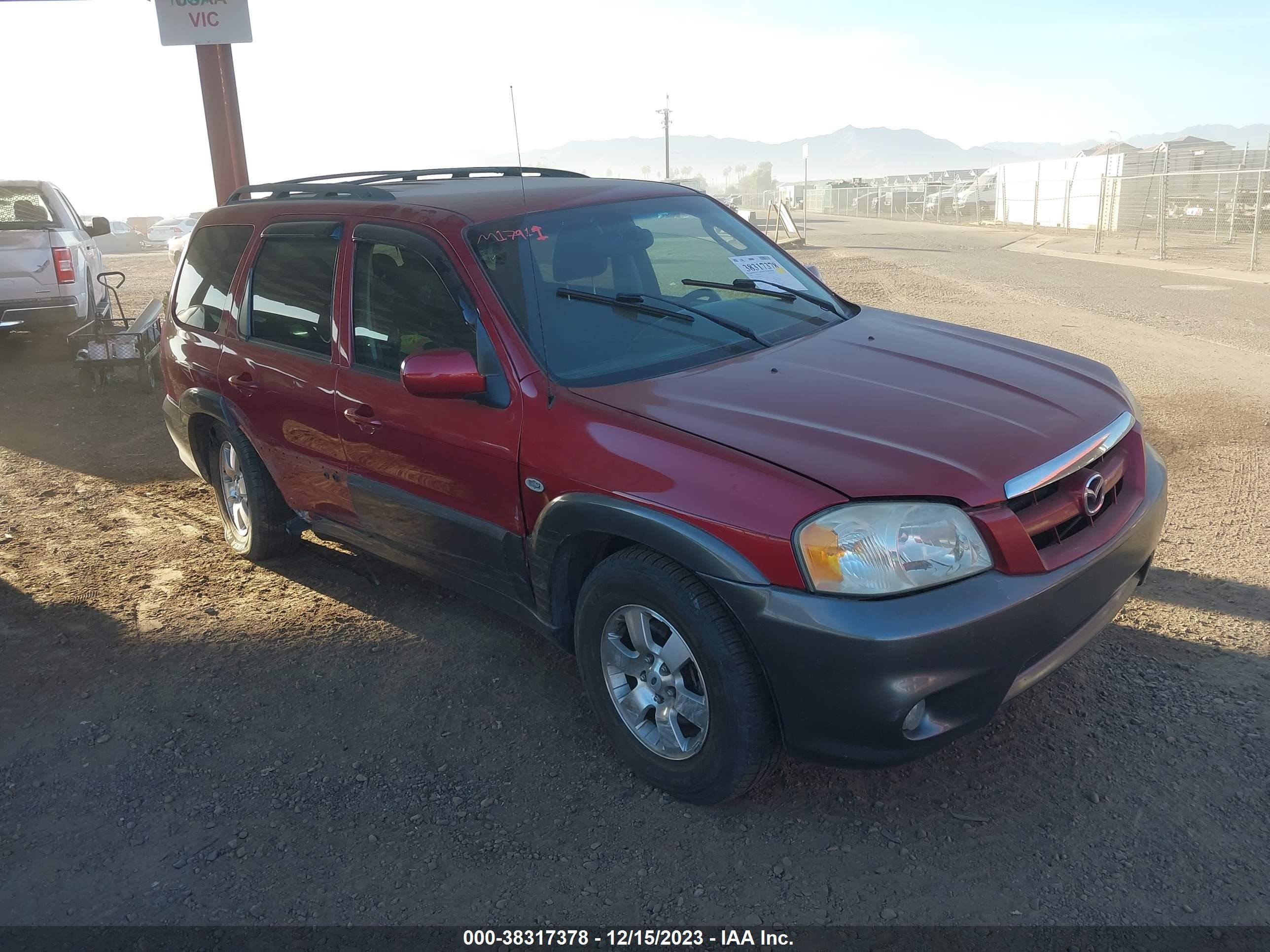 MAZDA TRIBUTE 2006 4f2yz04186km17911