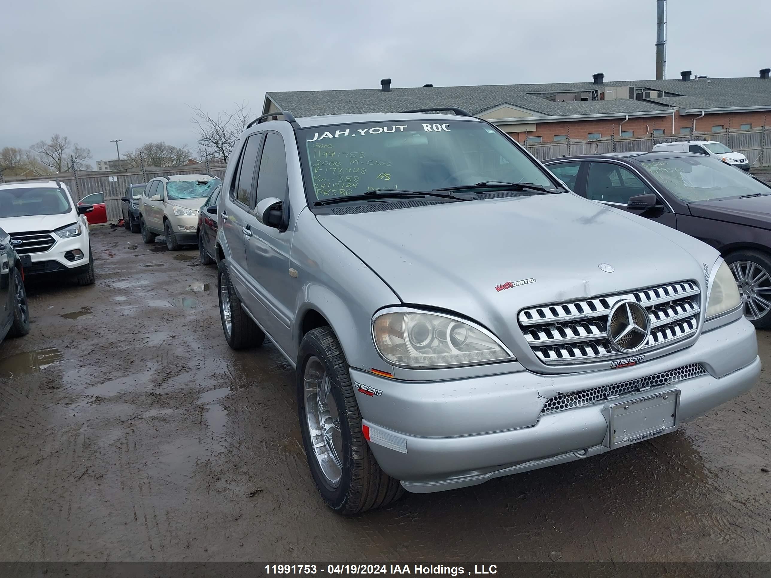 MERCEDES-BENZ M-KLASSE 2000 4jgab72e6ya178948