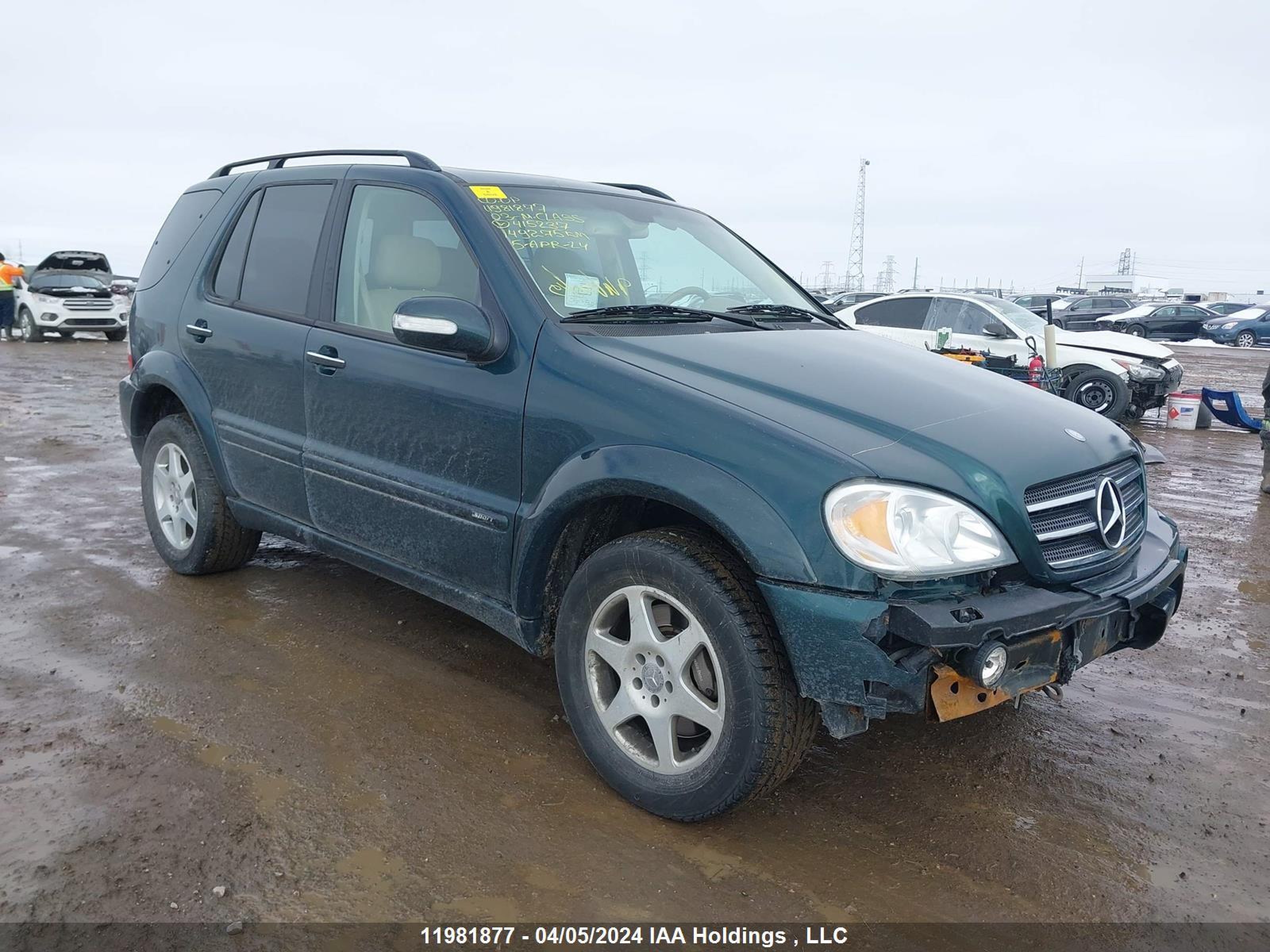 MERCEDES-BENZ NULL 2003 4jgab75e33a415237