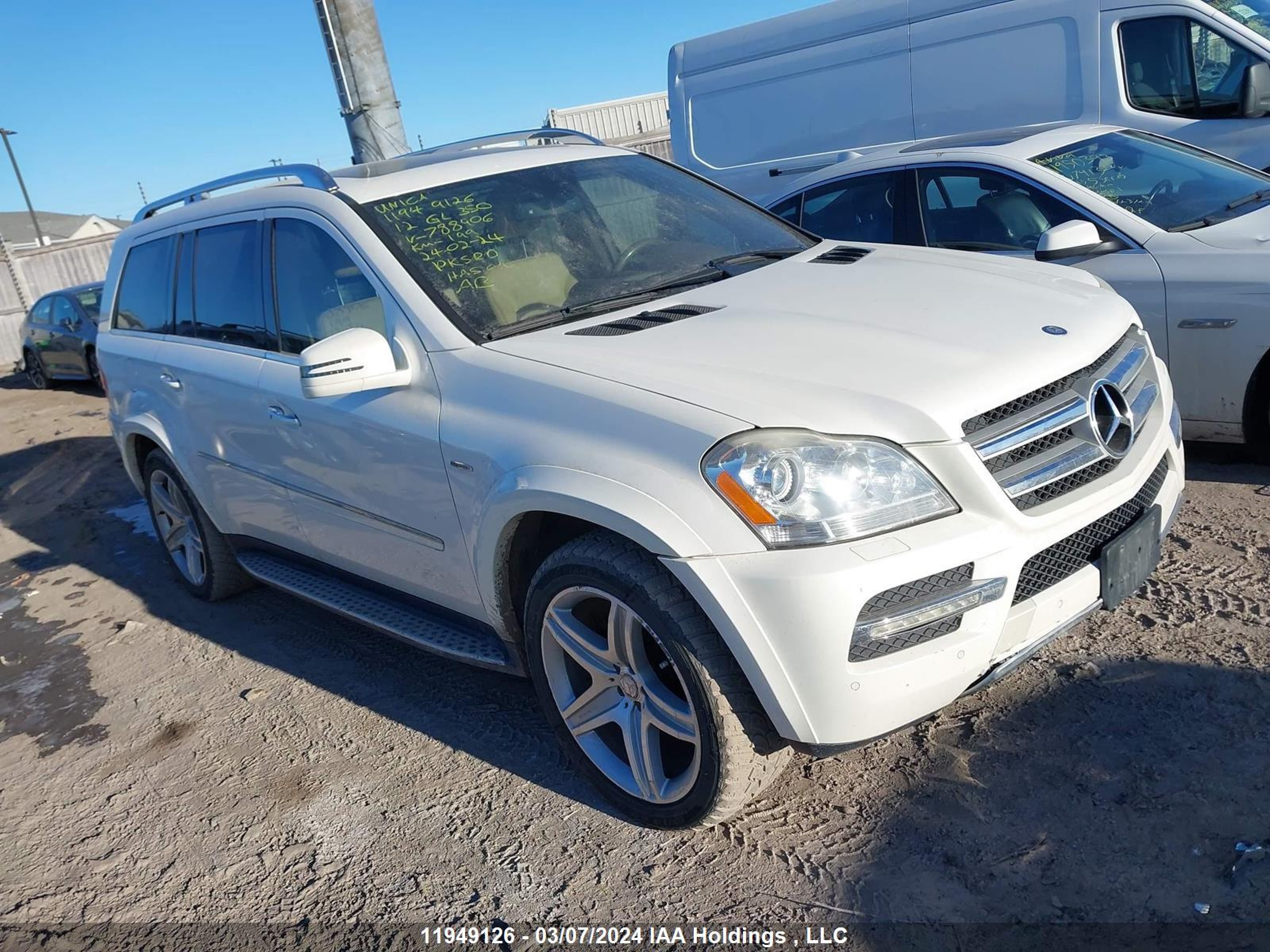 MERCEDES-BENZ GL-KLASSE 2012 4jgbf2fe7ca788906