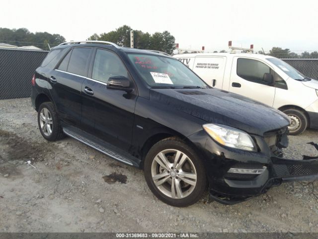 MERCEDES-BENZ ML 350 2012 4jgda2eb1ca050291