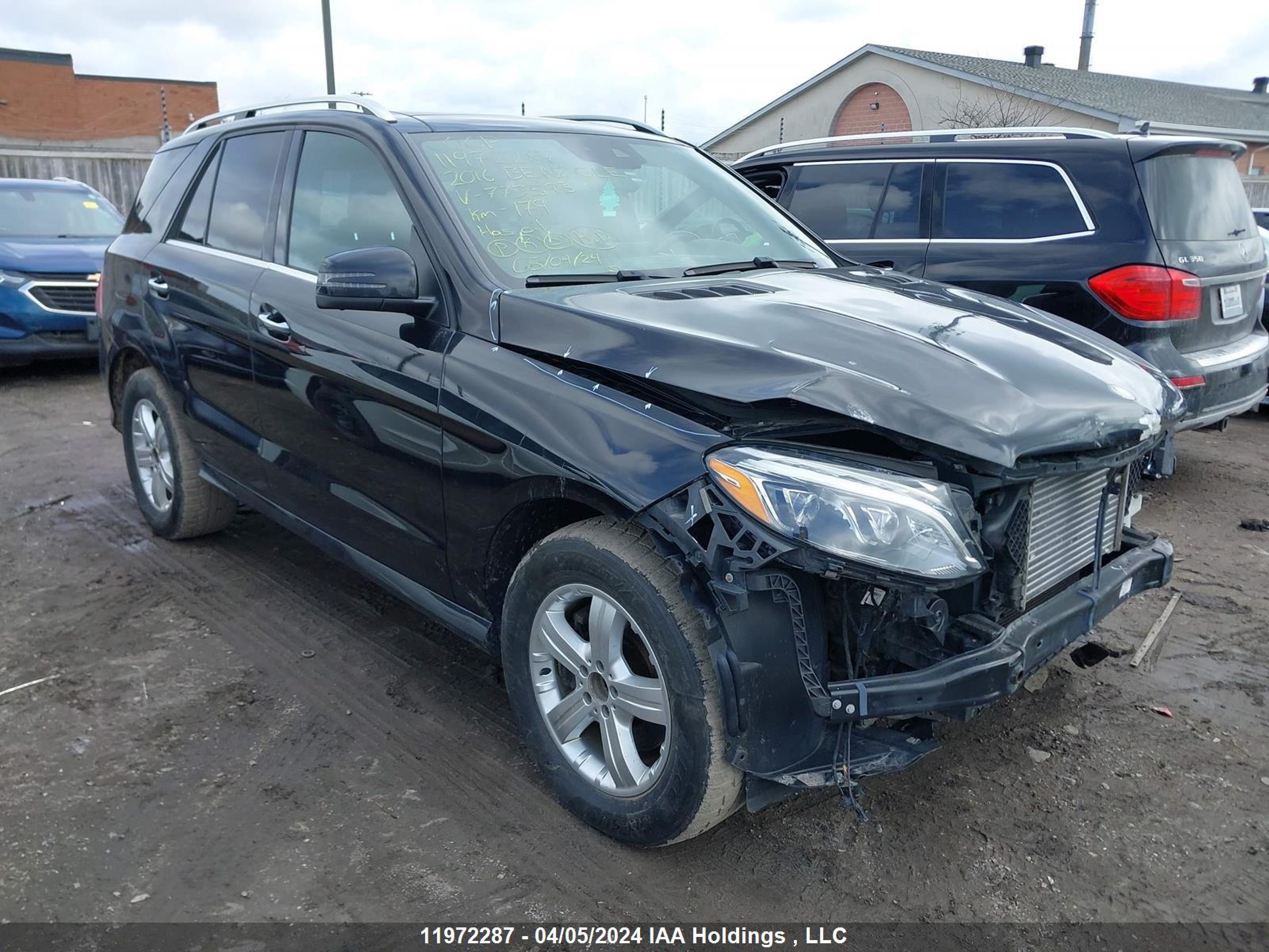 MERCEDES-BENZ GLE 2016 4jgda2eb8ga773593