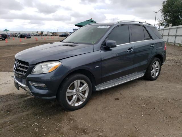 MERCEDES-BENZ ML 350 BLU 2012 4jgda2eb9ca028300