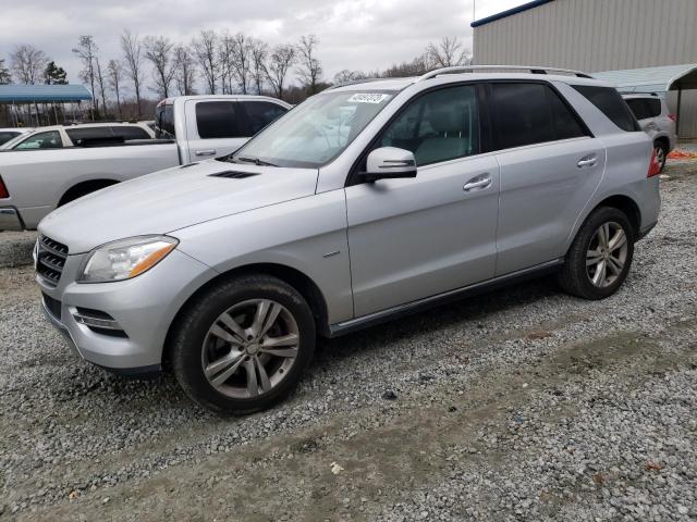 MERCEDES-BENZ ML 350 BLU 2012 4jgda2ebxca037698